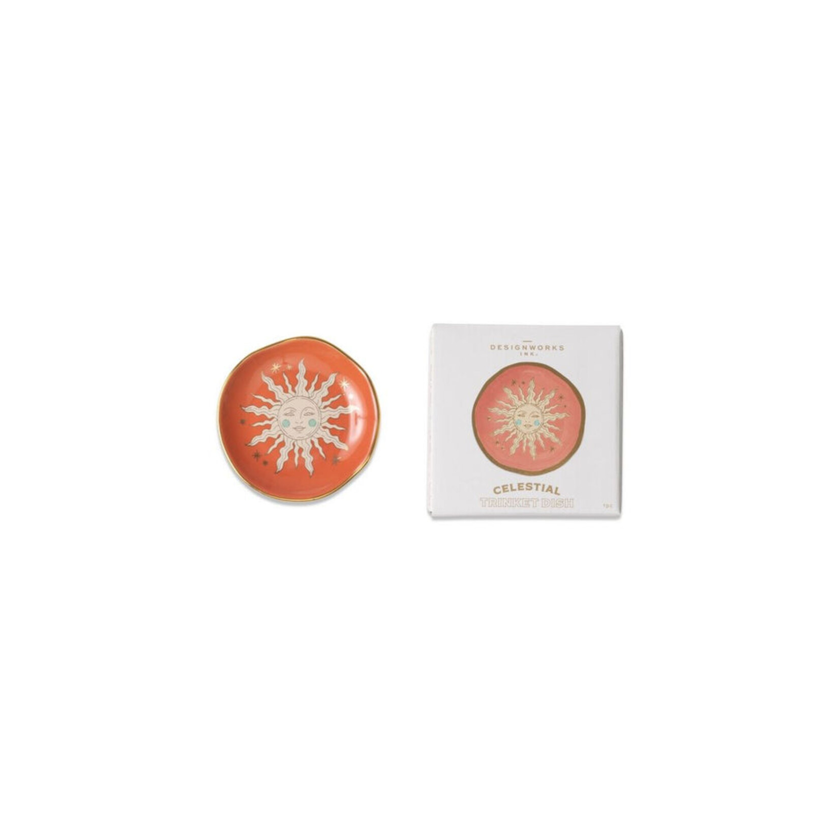 Designworks Ink Trinket Dish - Terracotta Sun