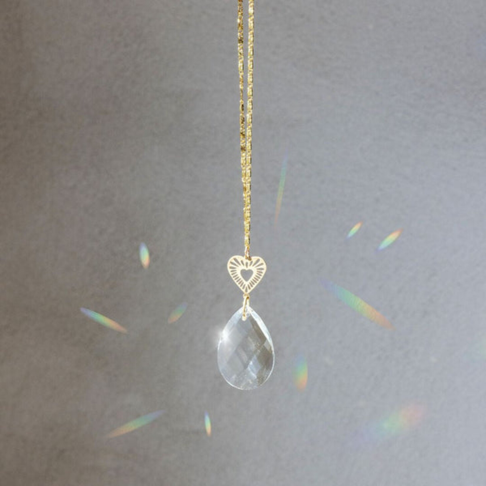 Scout Curated Wears Radiating Heart Pocket Suncatcher