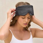 Kitsch Contour Pillow Eye Mask in Charcoal