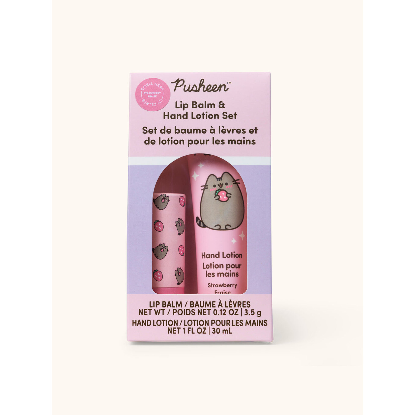 Studio oh! Lip Balm & Lotion Set in Pusheen Sweet Strawberry