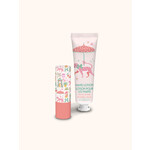 Studio oh! Lip Balm & Lotion Set in Fresh Citrus Leopard
