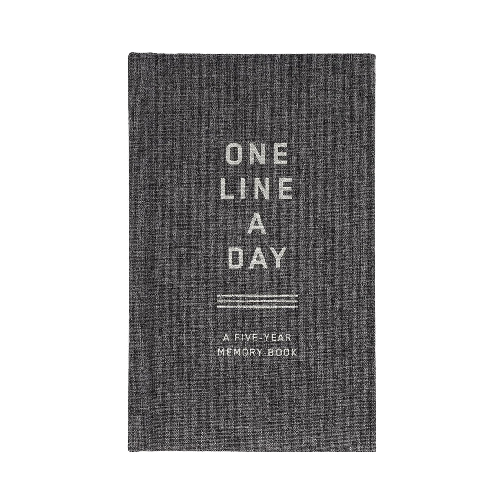 Chronicle Books One Line A Day Charcoal Canvas