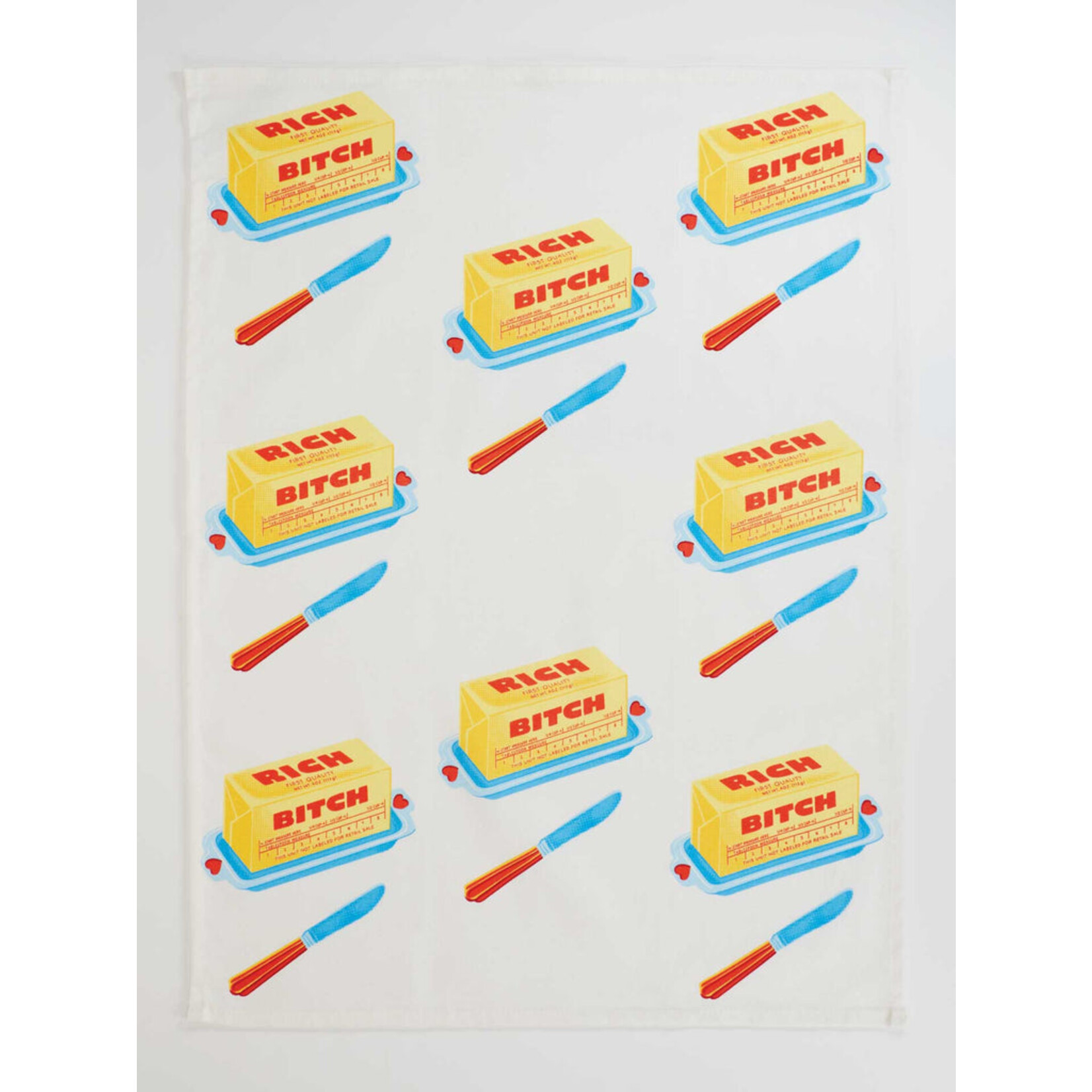 Blue Q Rich Bitch Dish Towel