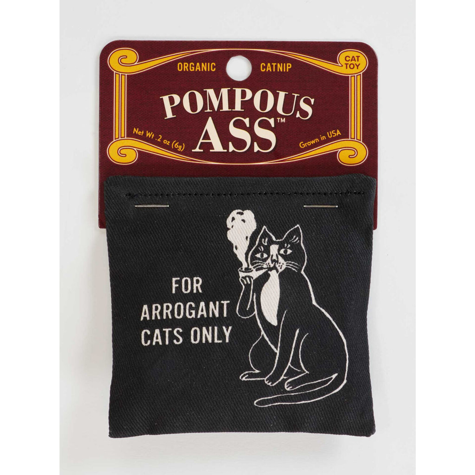Blue Q Cat Nip Toy - Pompous Ass