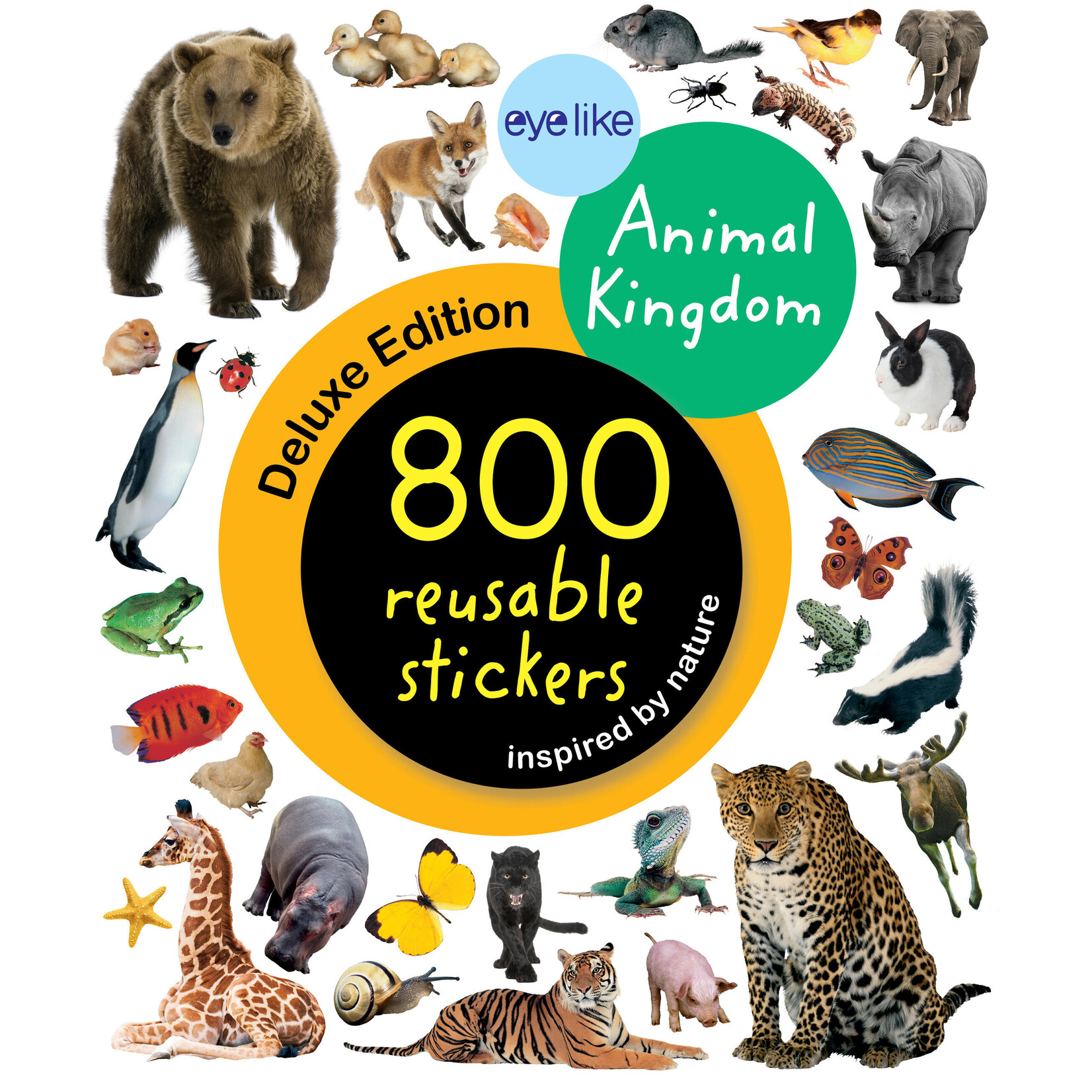 Hachette Animal Kingdom 800 Reusable Stickers