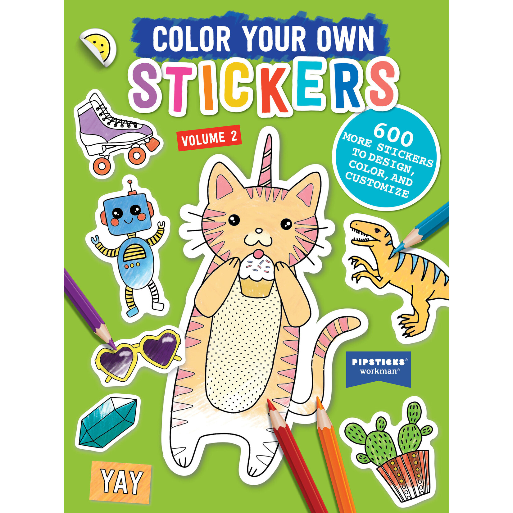 Hachette Color Your Own Stickers Vol 2