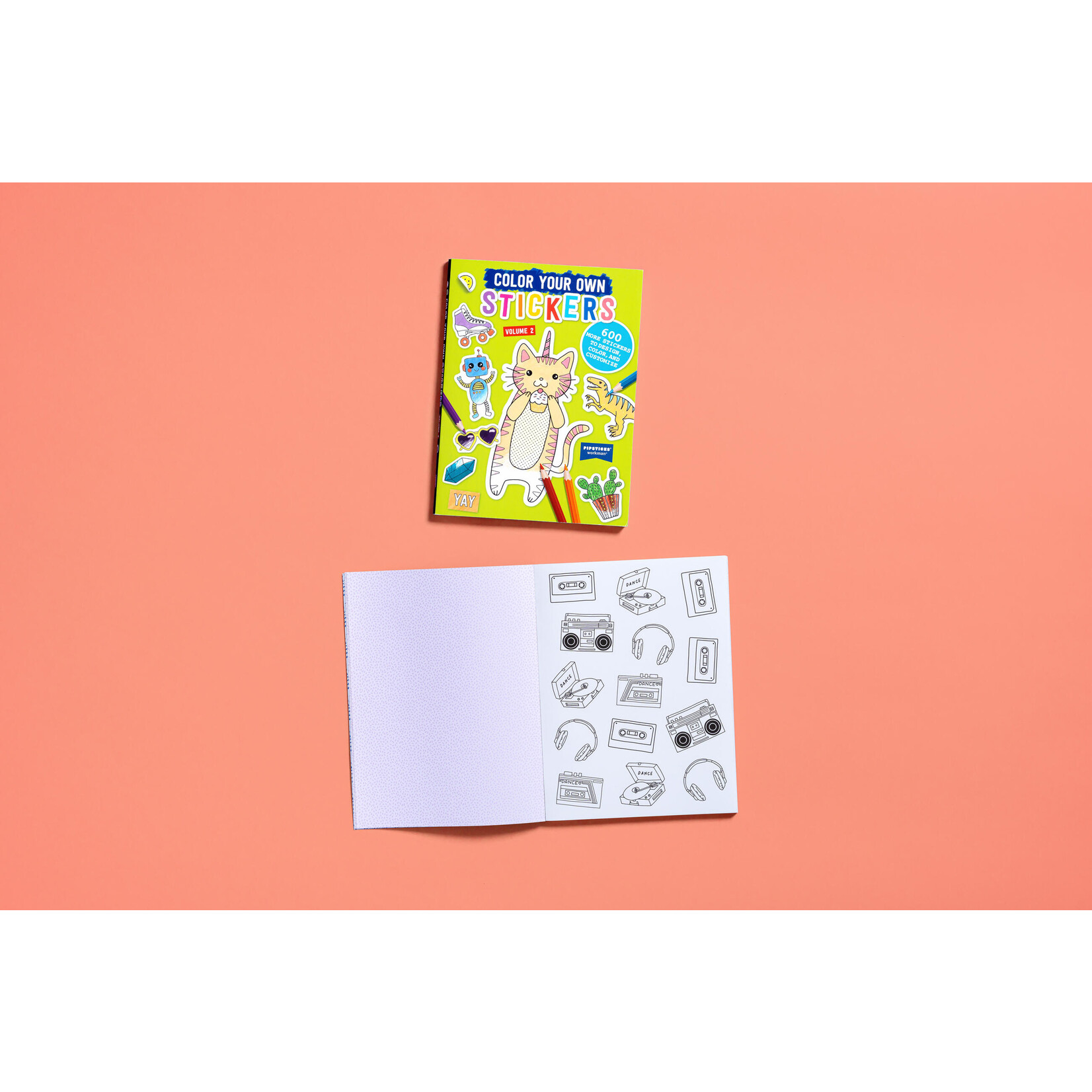 Hachette Color Your Own Stickers Vol 2