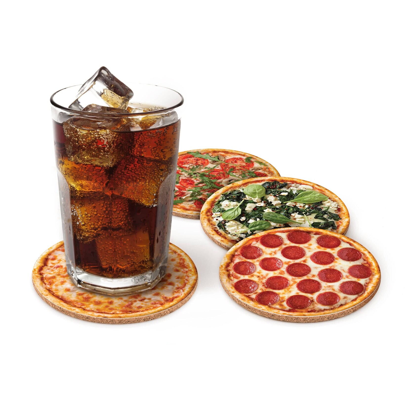 Fred & Friends Pizza Coasters Set