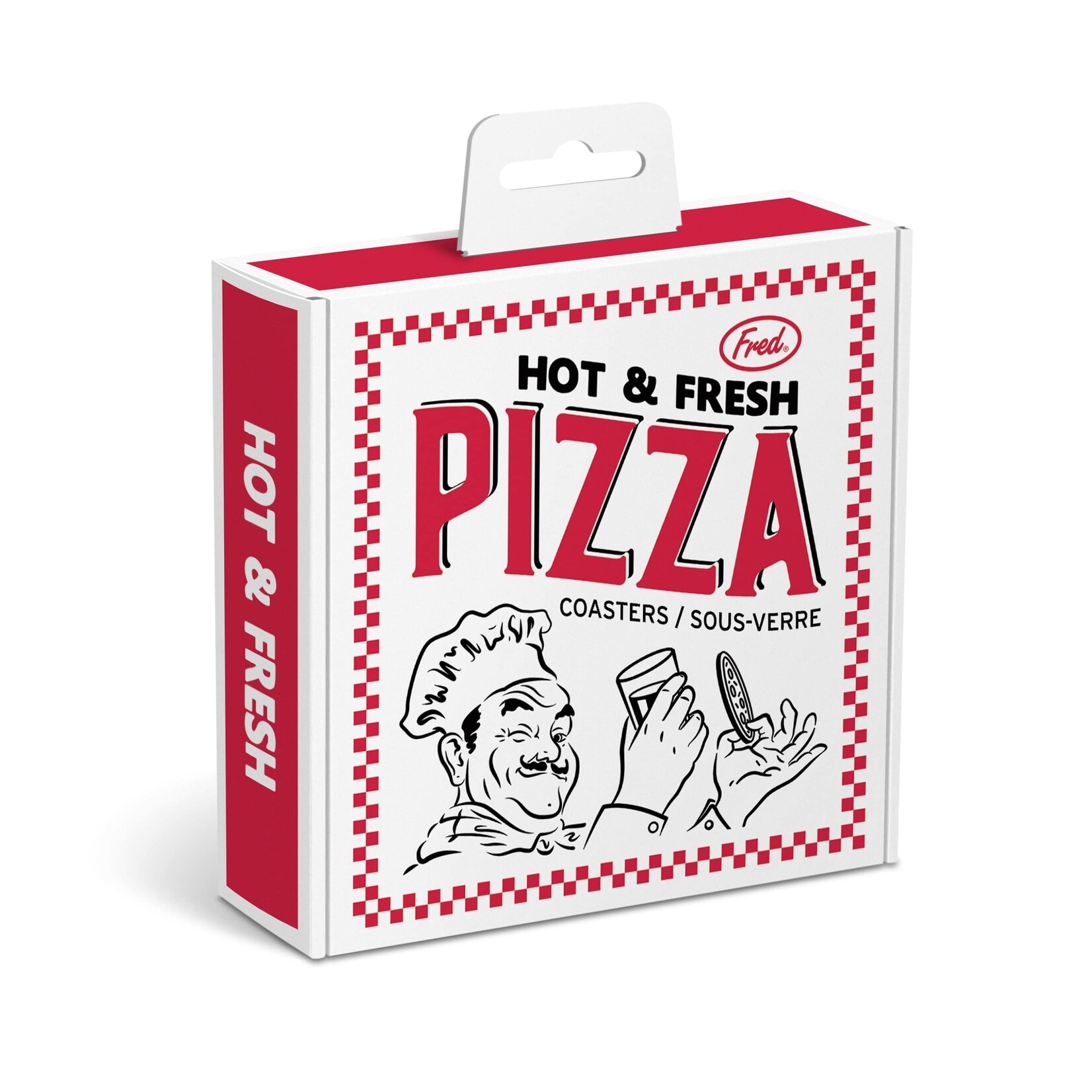 Fred & Friends Pizza Coasters Set