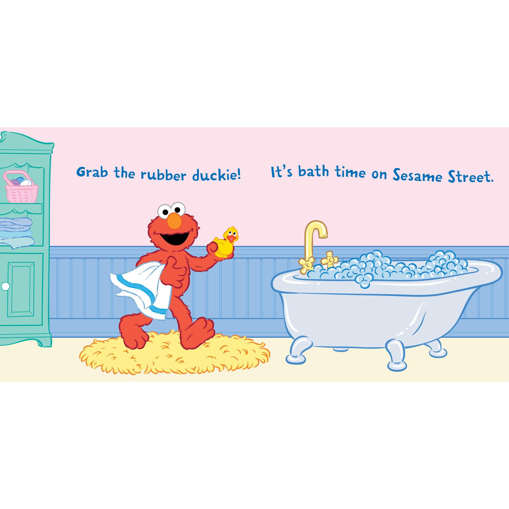 Hachette Indestructibles Sesame Street: Let's Take a Bath