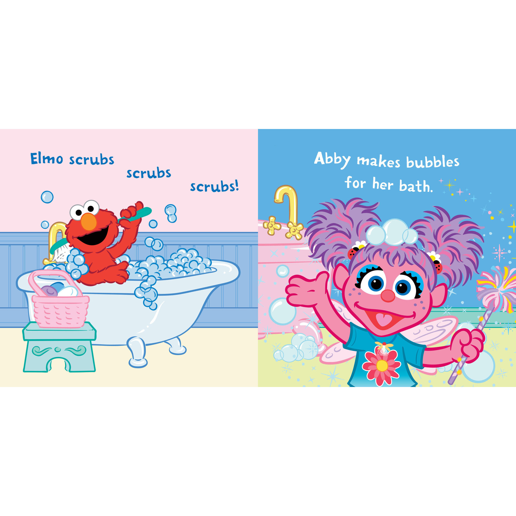 Hachette Indestructibles Sesame Street: Let's Take a Bath