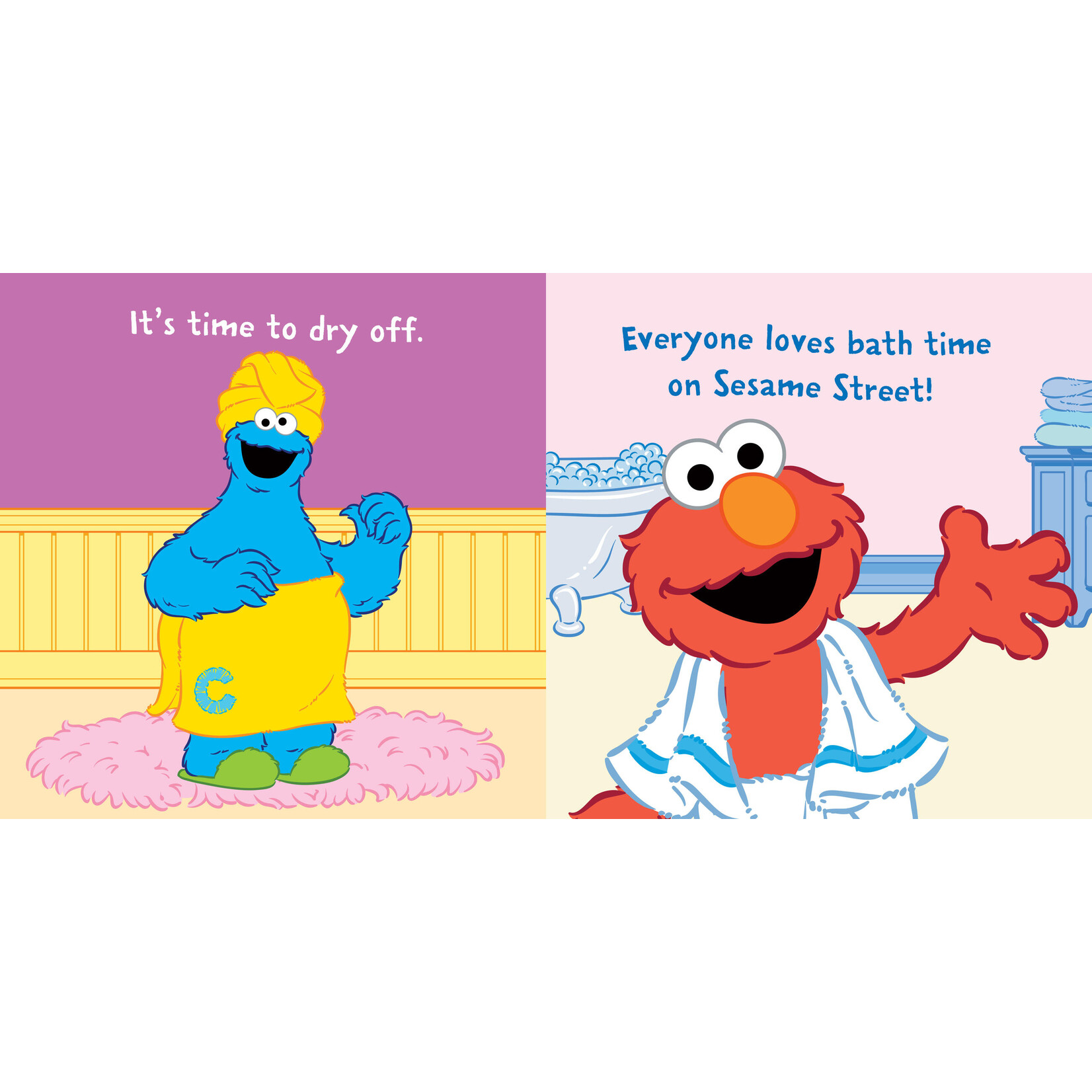 Hachette Indestructibles Sesame Street: Let's Take a Bath