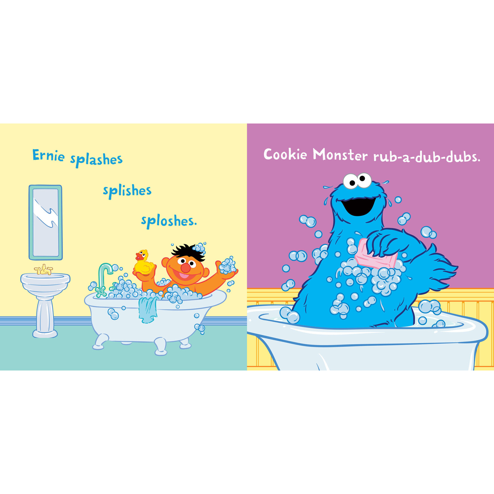 Hachette Indestructibles Sesame Street: Let's Take a Bath
