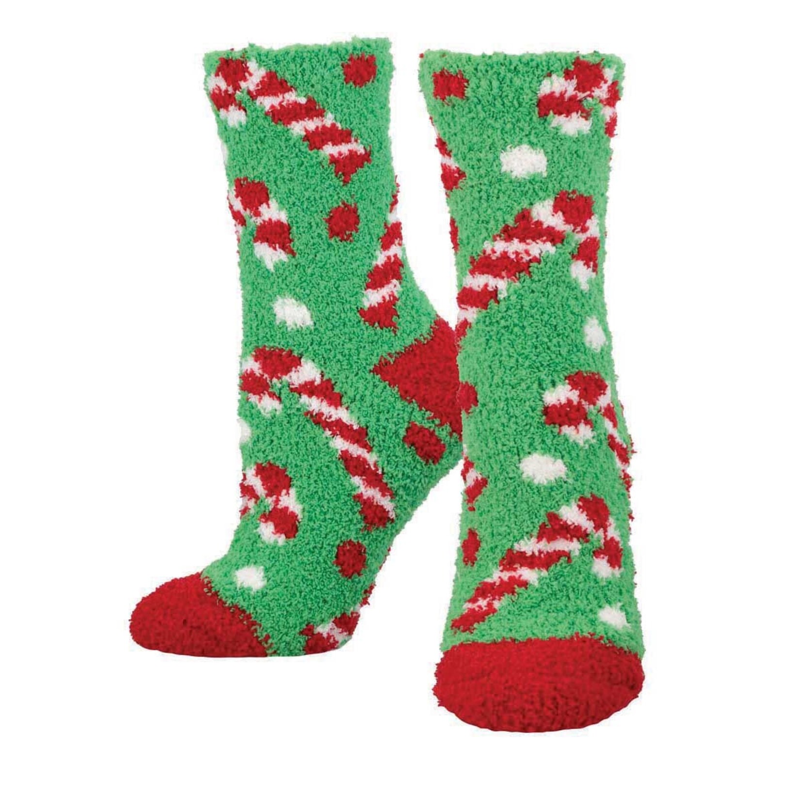 Socksmith Green Candy Canes Warm Cozy Socks