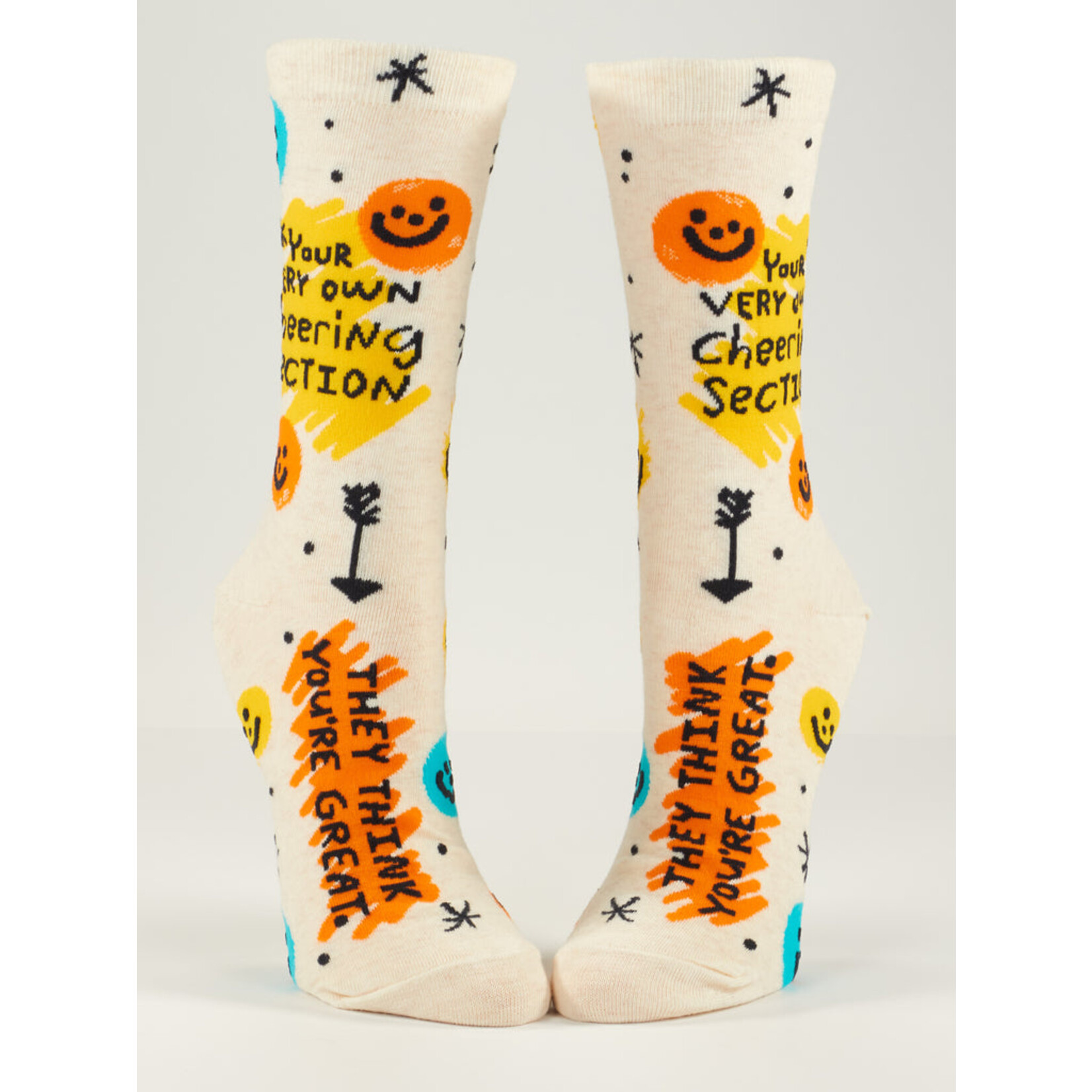 Blue Q Blue Q Socks W Cheering Section