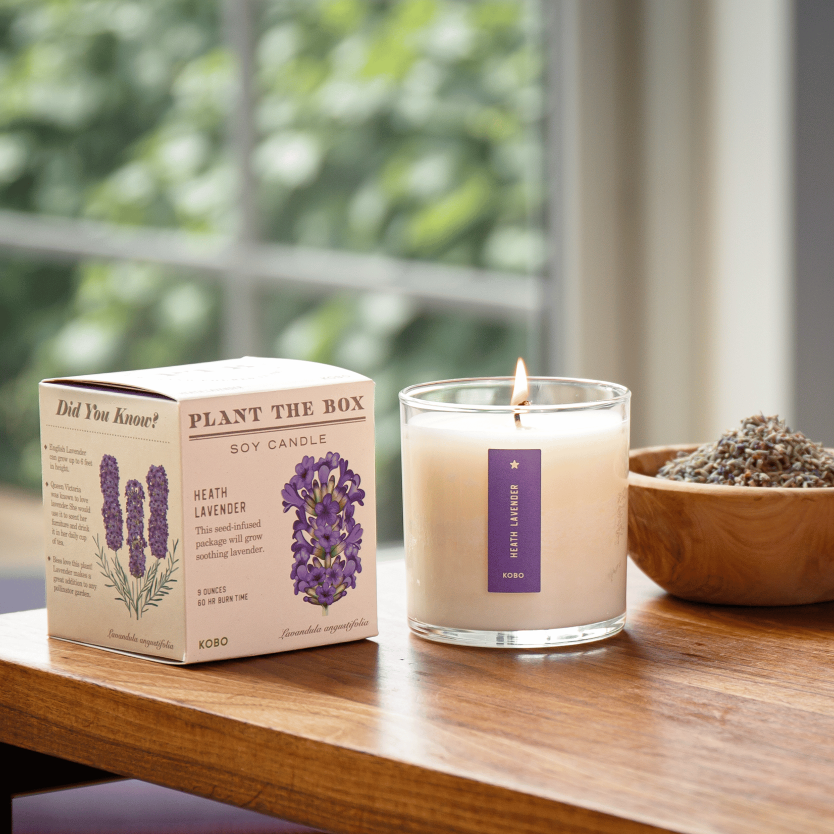 Kobo Candles Sweet Heath Lavender Kobo Seed Candle