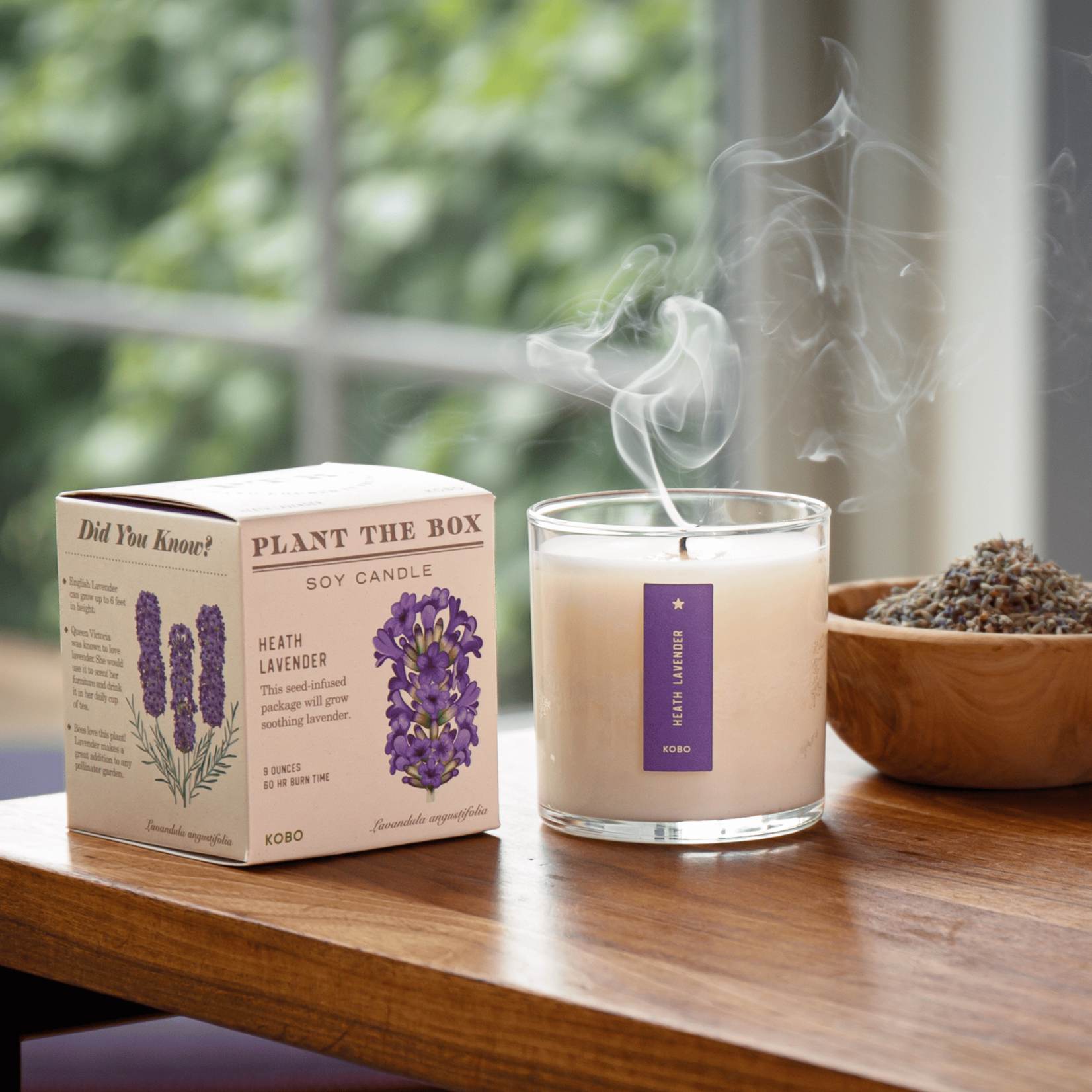 Kobo Candles Sweet Heath Lavender Kobo Seed Candle