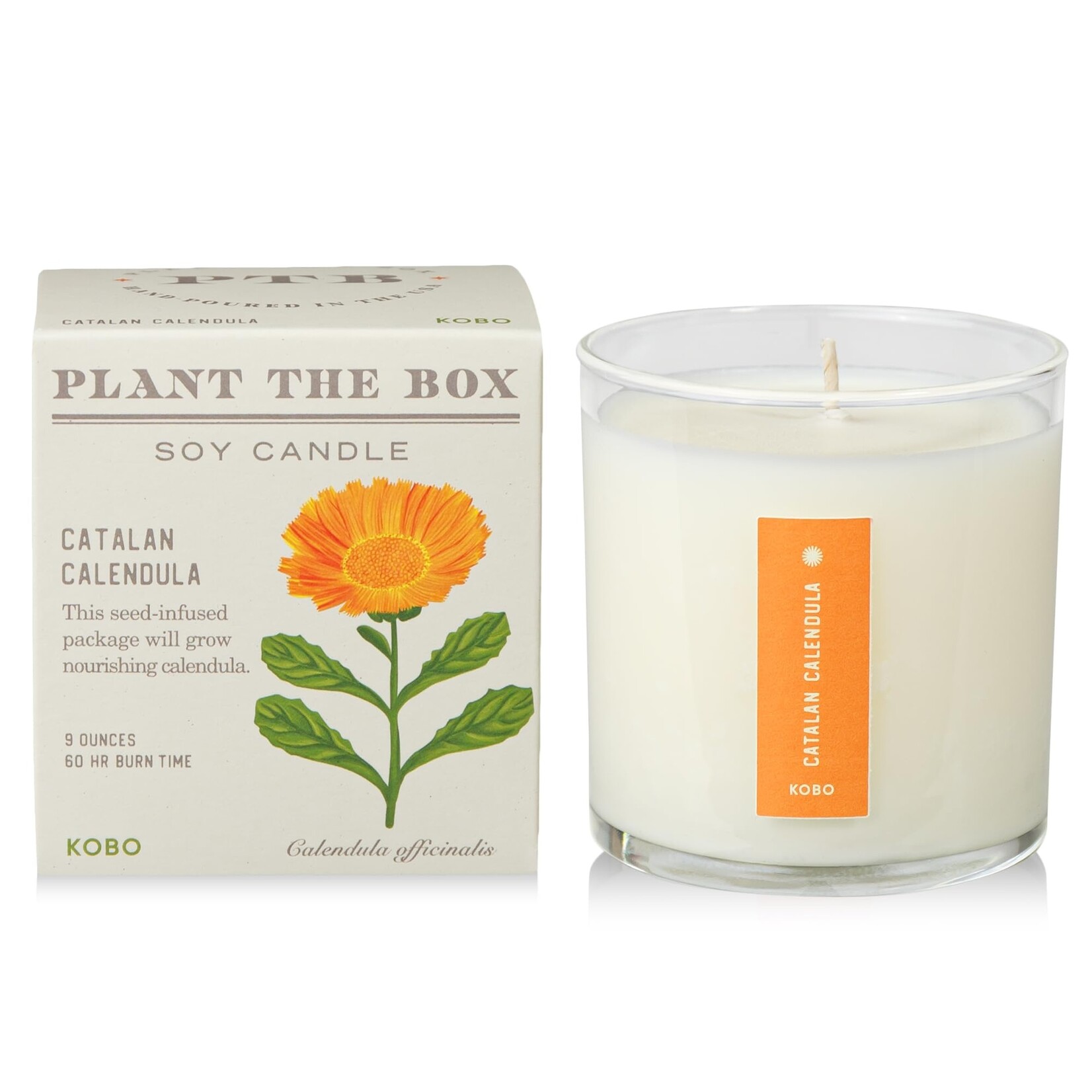 Kobo Candles Catalan Calendula Kobo Seed Candle