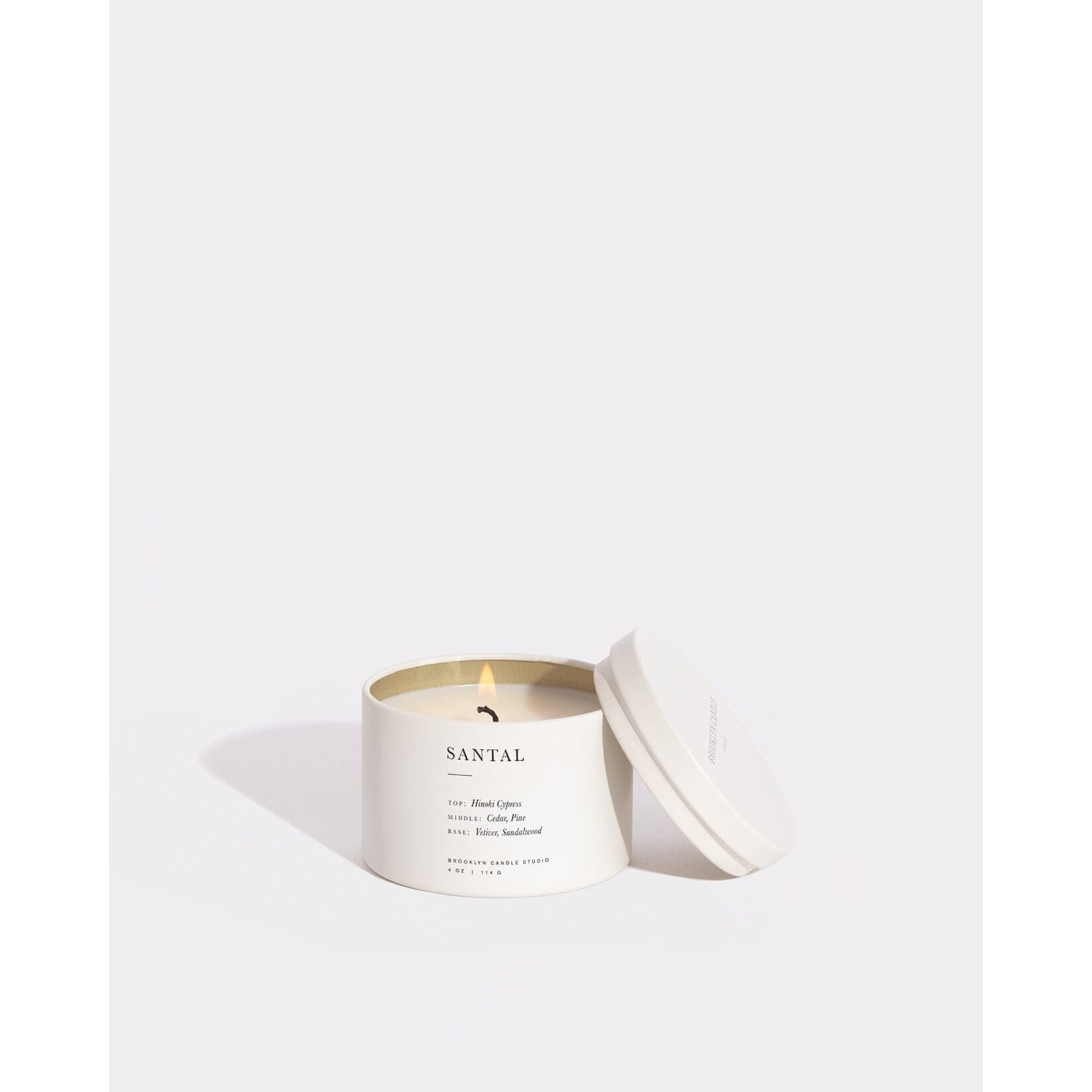 Brooklyn Candle Studio Santal Travel Tin Candle