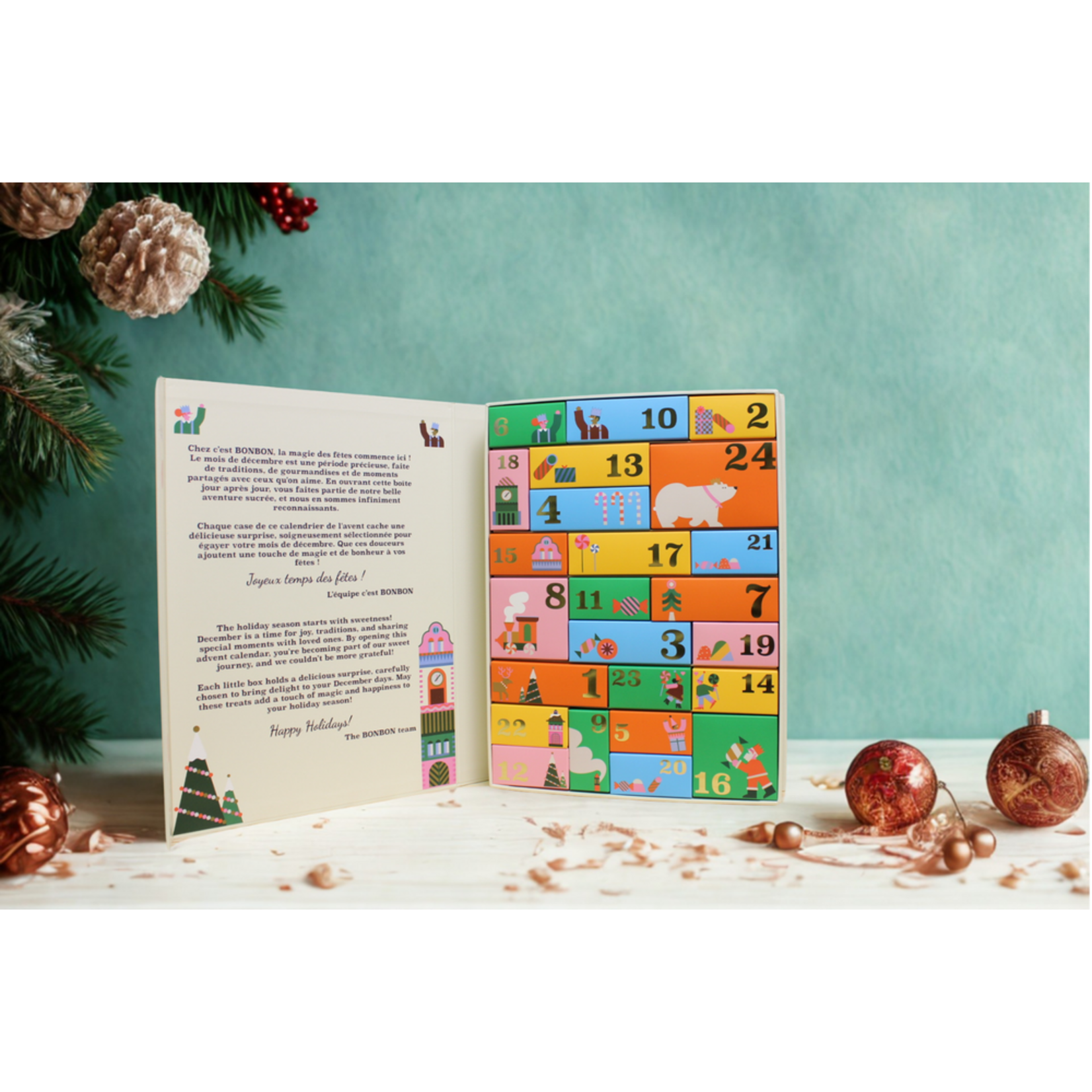 La Boite a Bonbons Gummy Candies Advent Calendar
