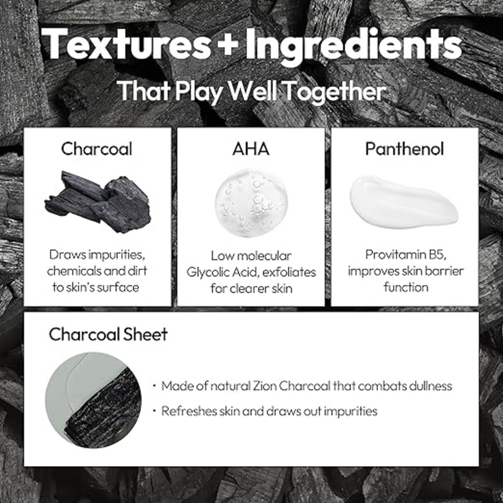 LAPCOS Charcoal Daily Sheet Mask Pack