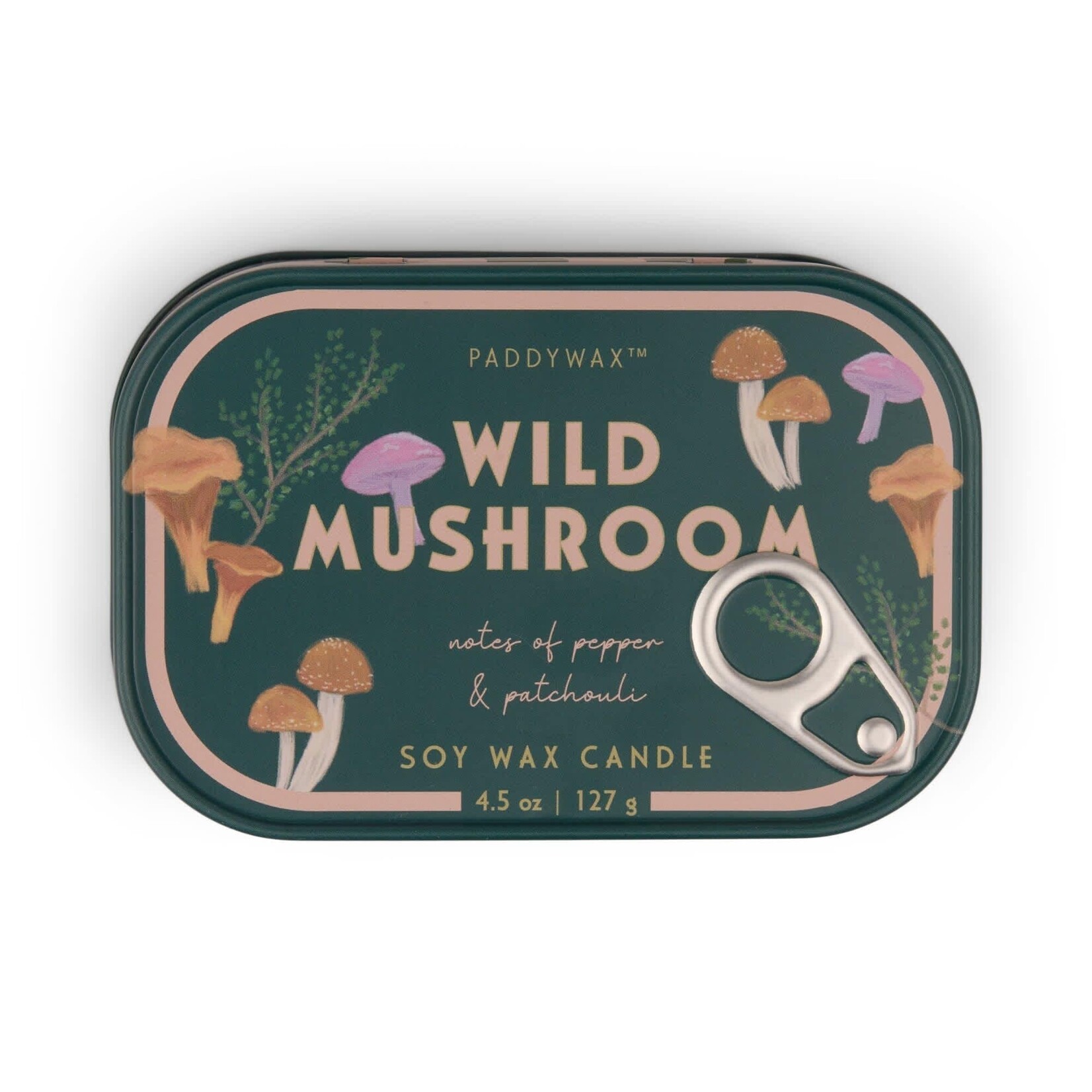 PADDYWAX Wild Mushroom Bistro Tin Candle
