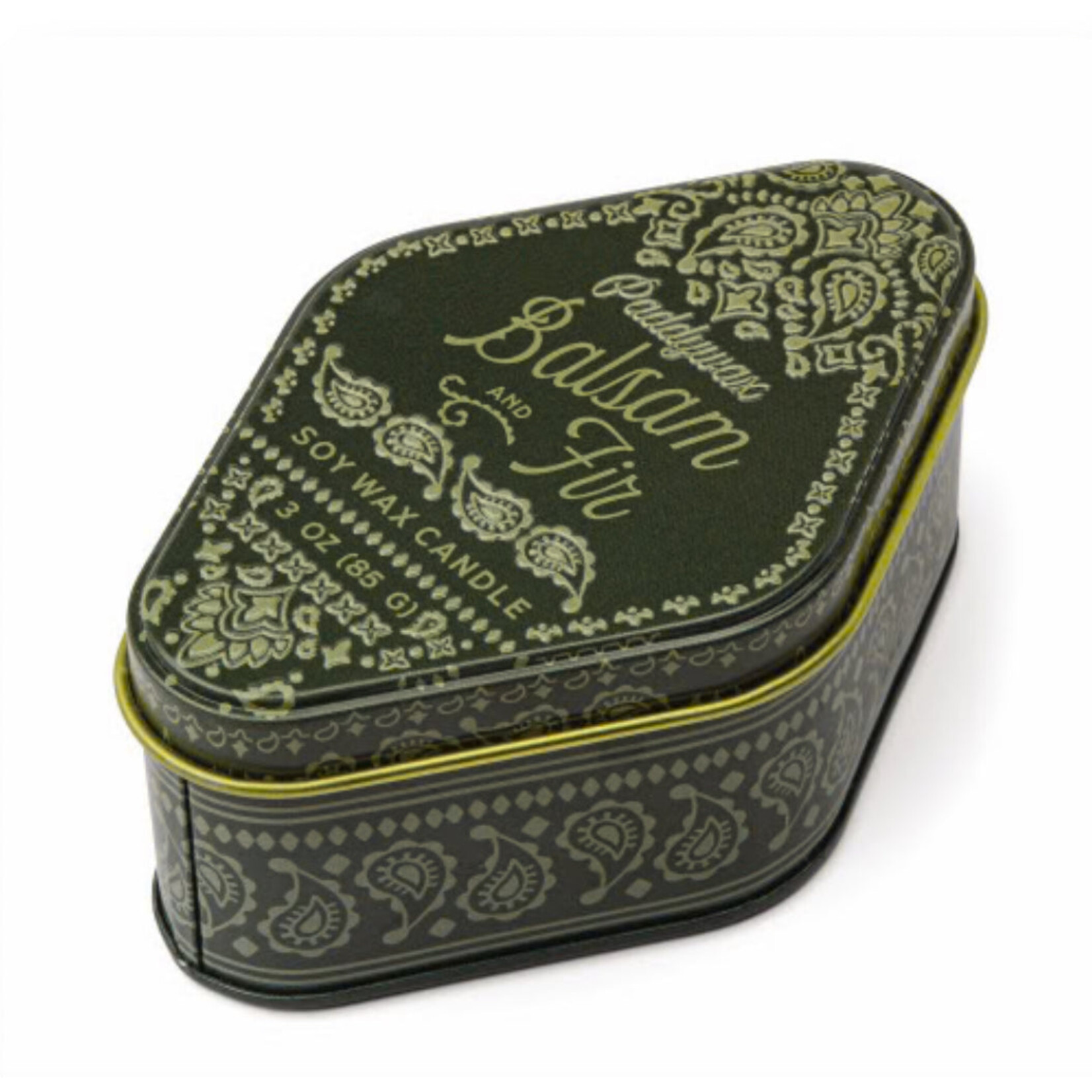 PADDYWAX Balsam & Fir Bandana Tin Candle