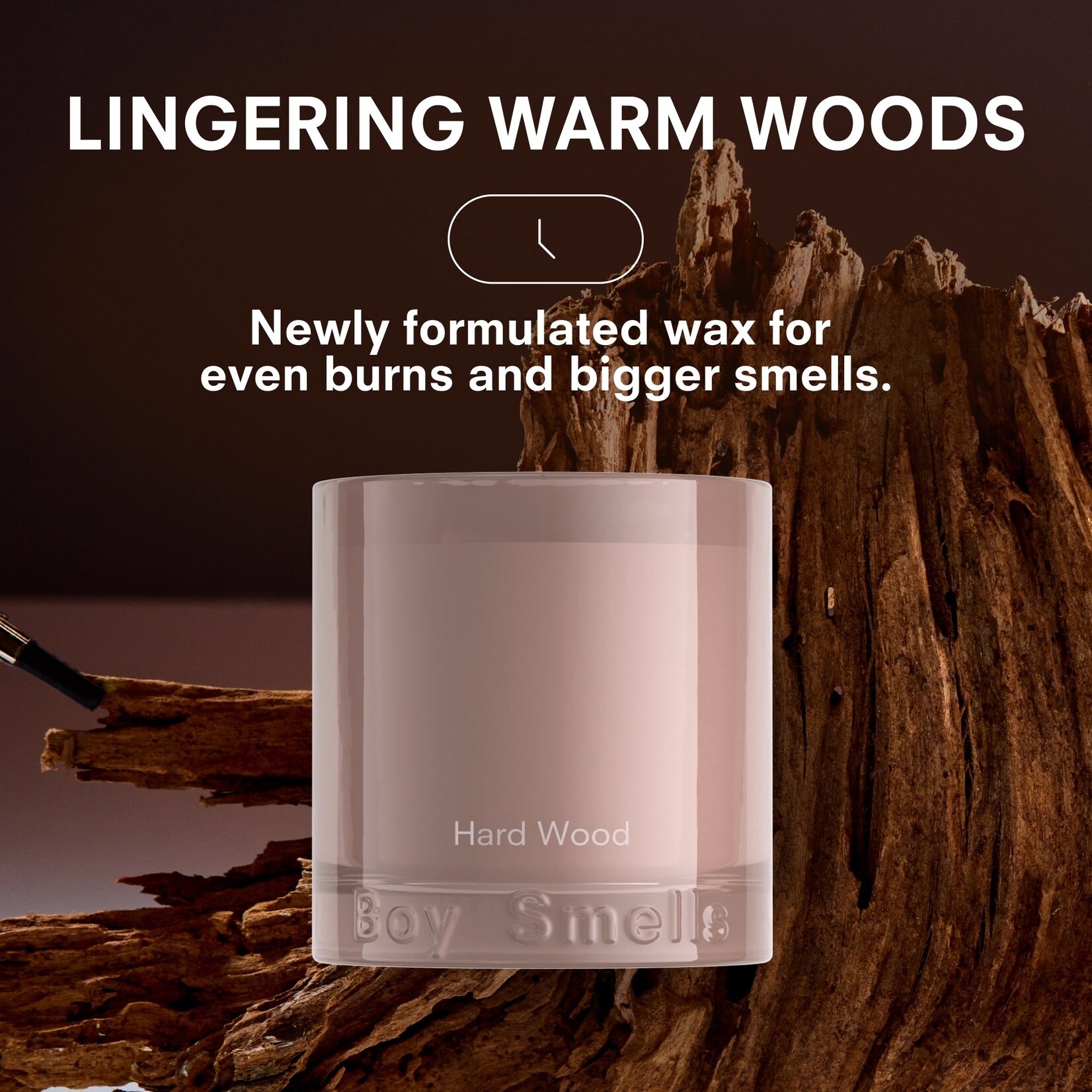 Boy Smells Hard Wood Boy Smells Candle