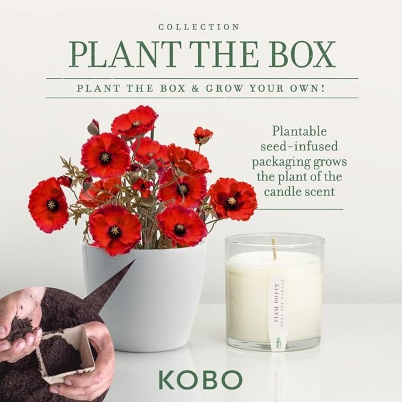 Kobo Candles Siam Poppy Seed Candle