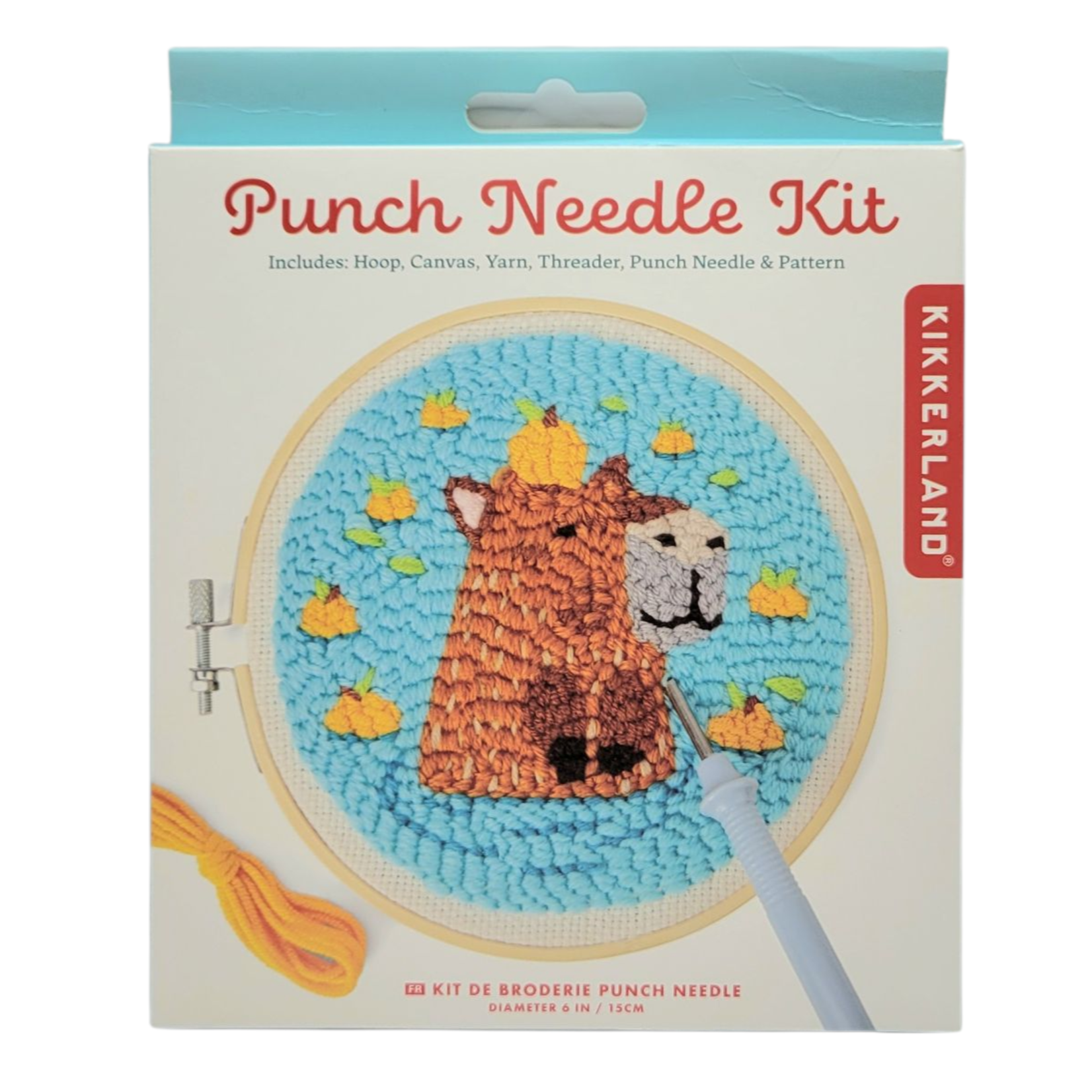 Kikkerland Capybara Punch Needle