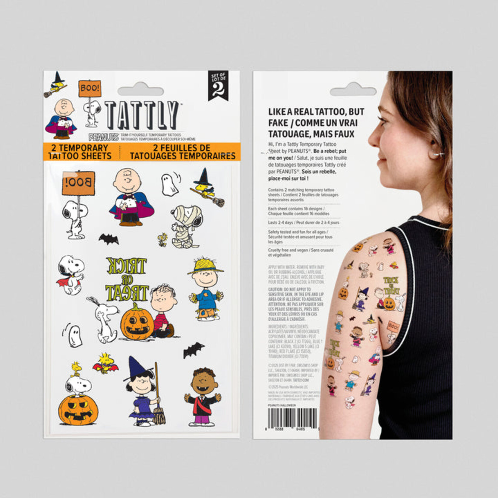 Tattly Peanut Halloween Tattly Sheet