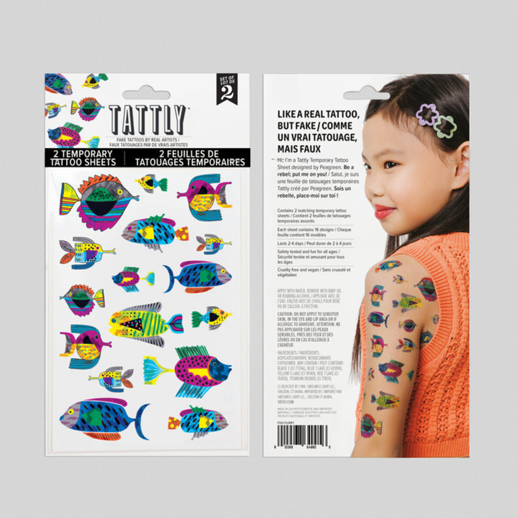 Tattly Fish Flurry Tattly Sheet