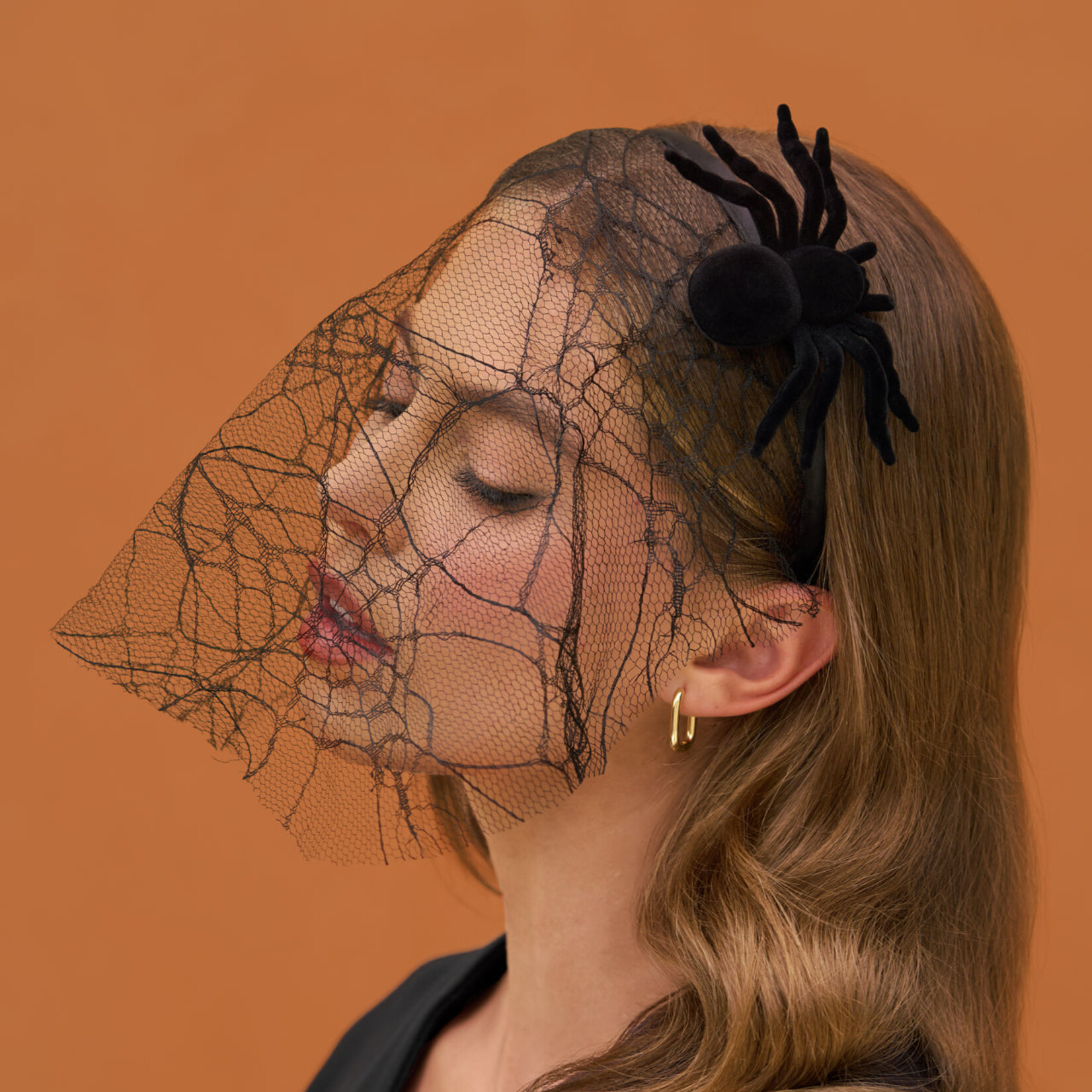 Kitsch Spiderweb Veil Headband
