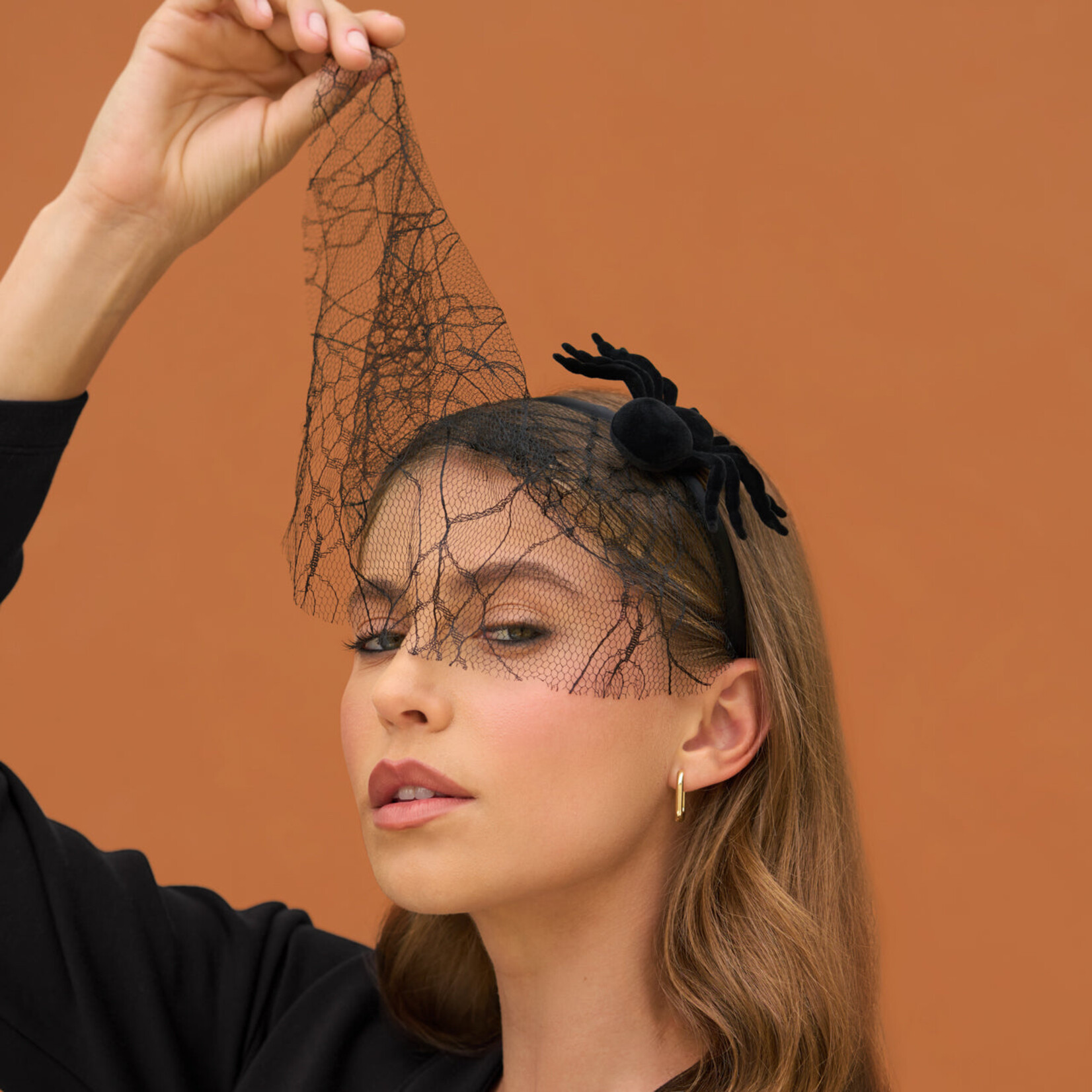 Kitsch Spiderweb Veil Headband