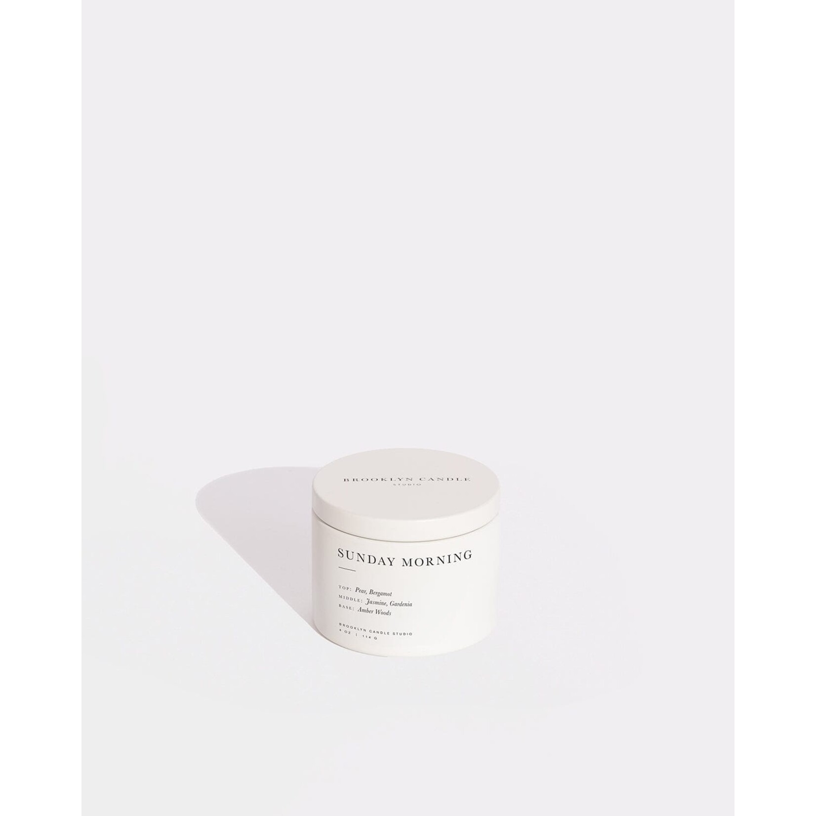 Brooklyn Candle Studio Sunday Morning Travel Tin Candle