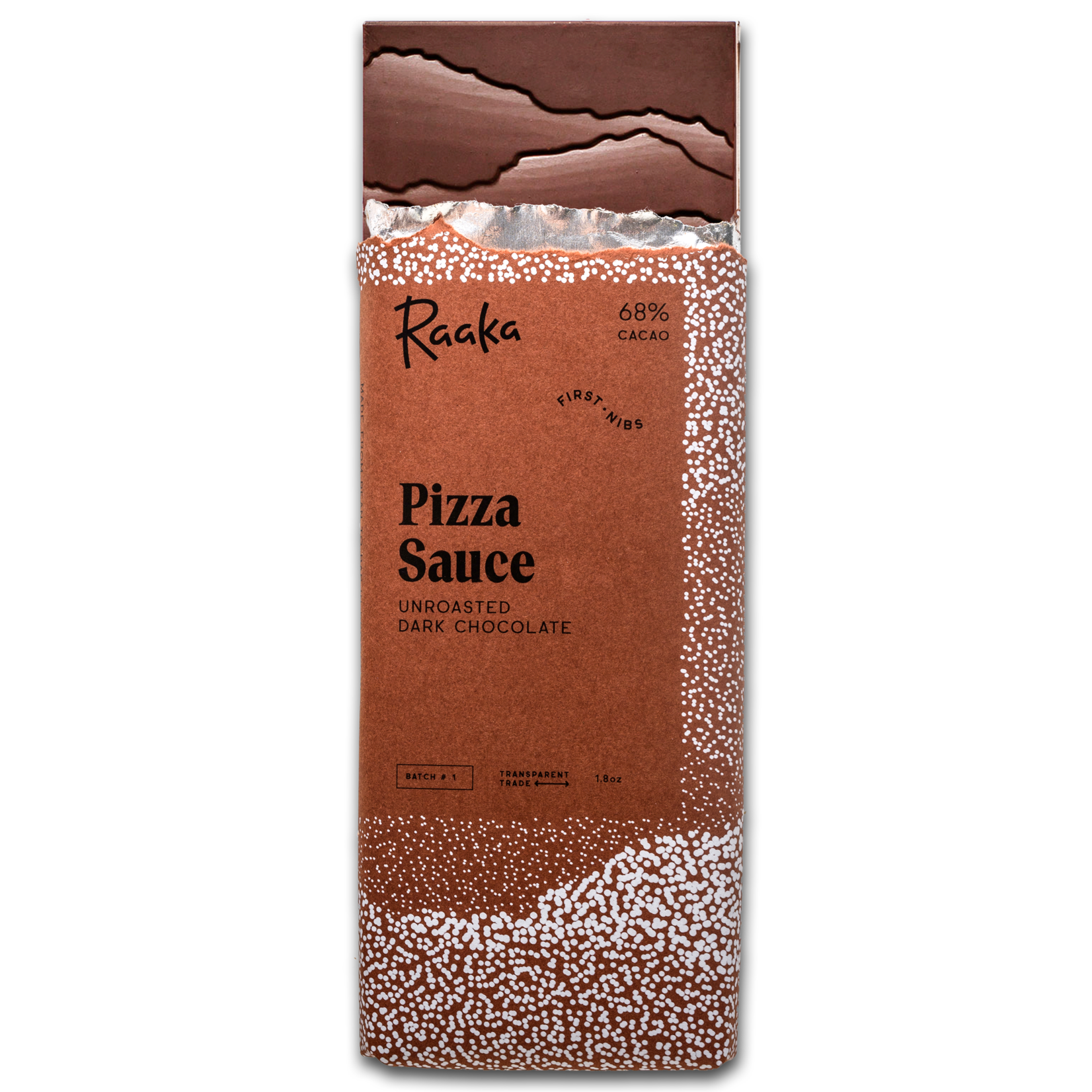 Raaka Pizza Sauce Chocolate Bar