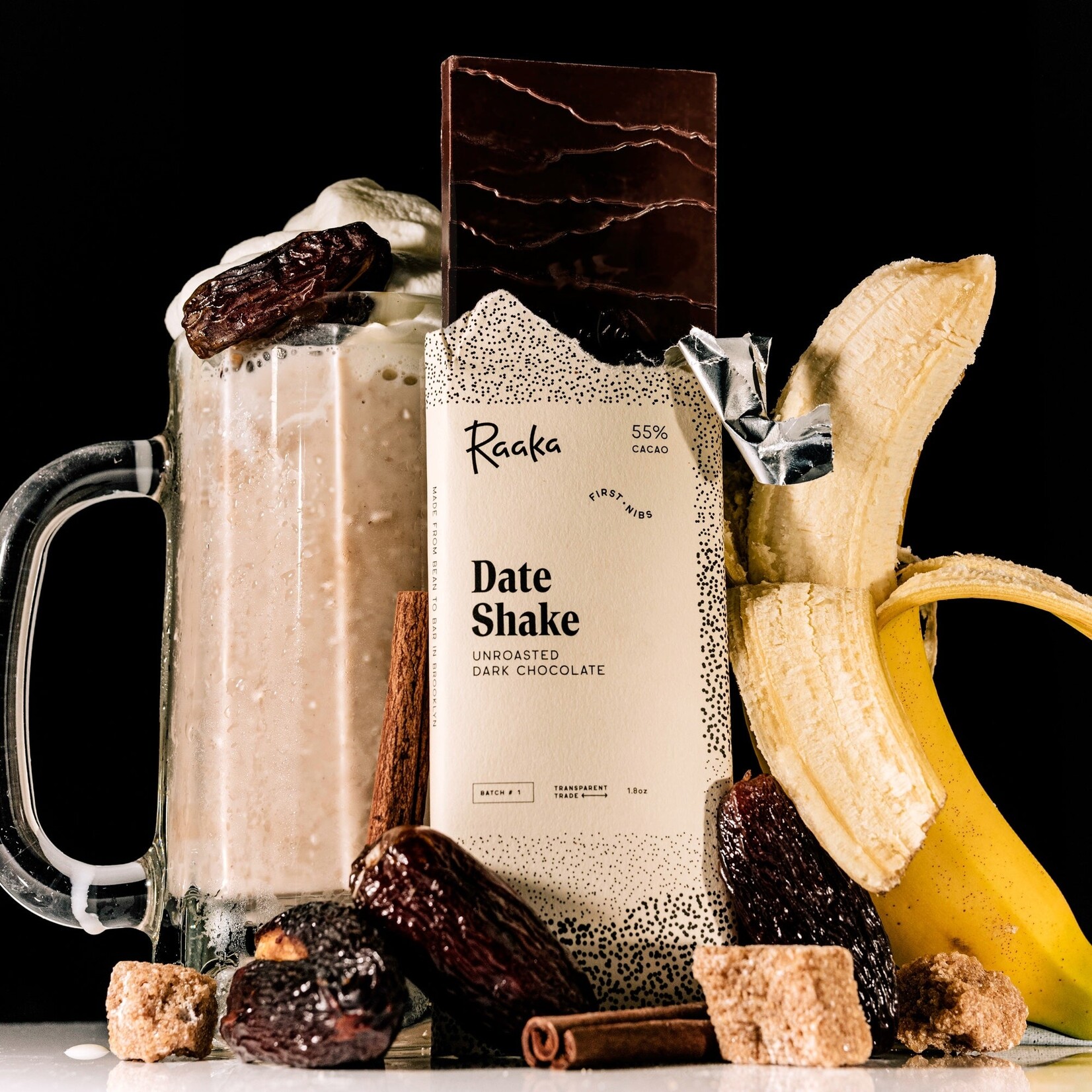 Raaka Date Shake Chocolate Bar