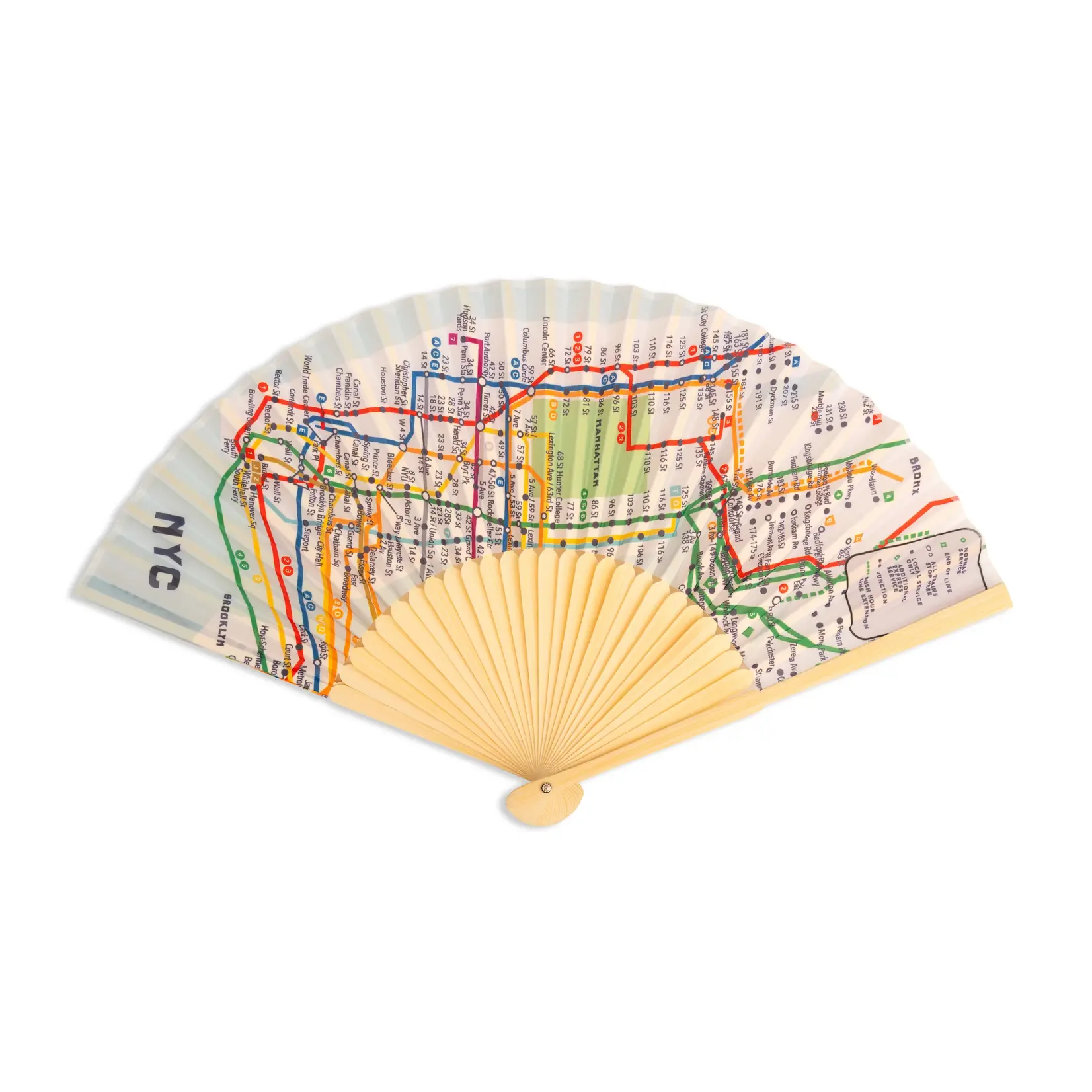 Kikkerland NYC Transit Map Fan