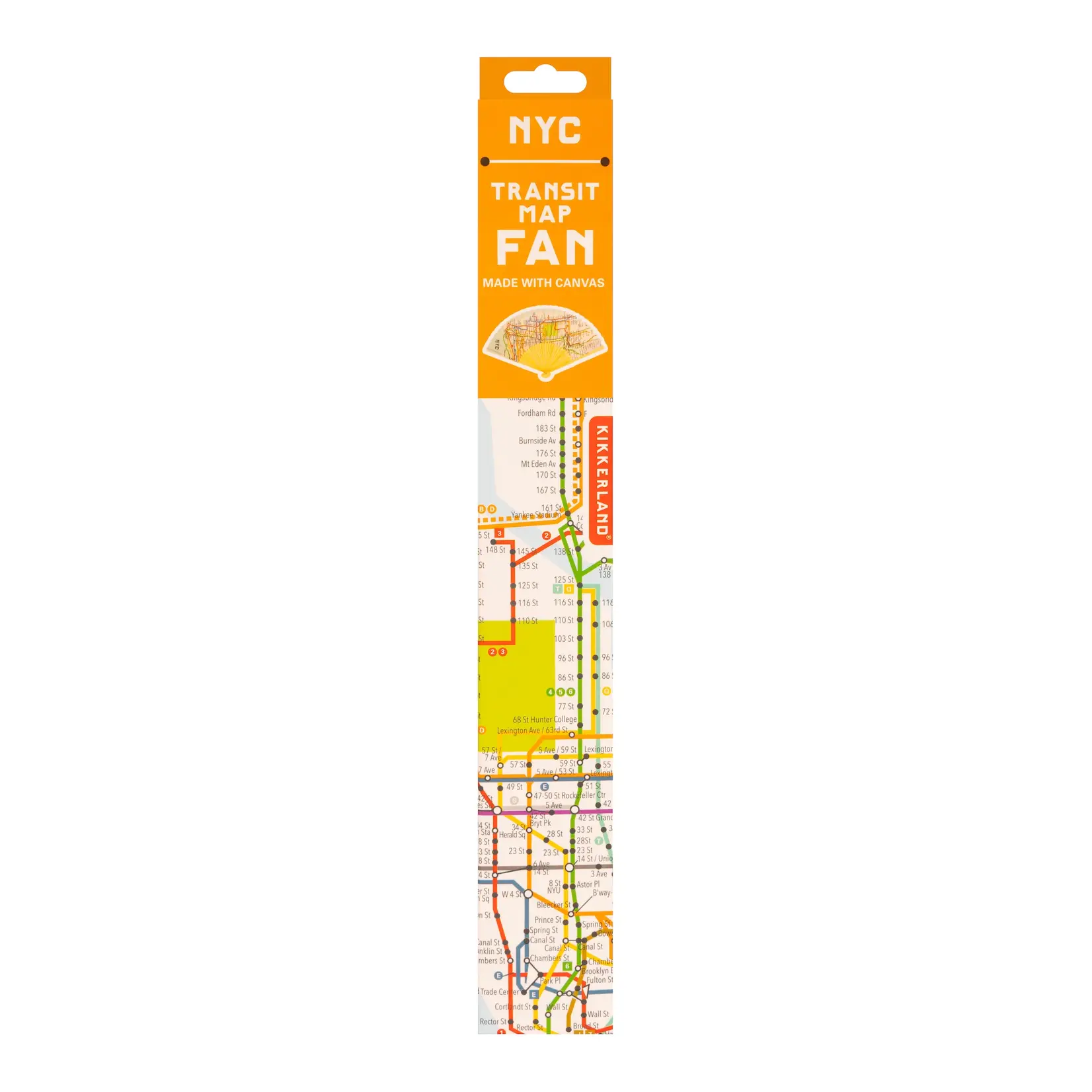 Kikkerland NYC Transit Map Fan