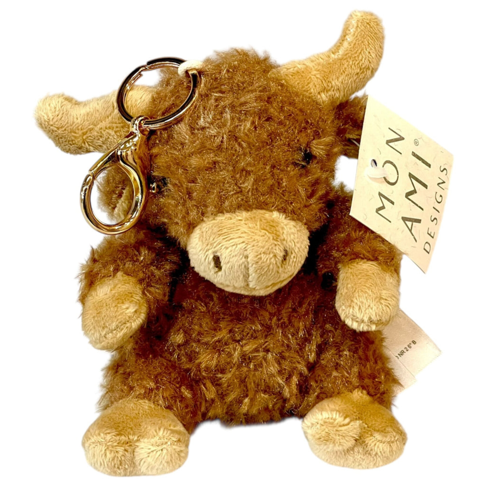 Mon Ami Highland Cow Bag Charm