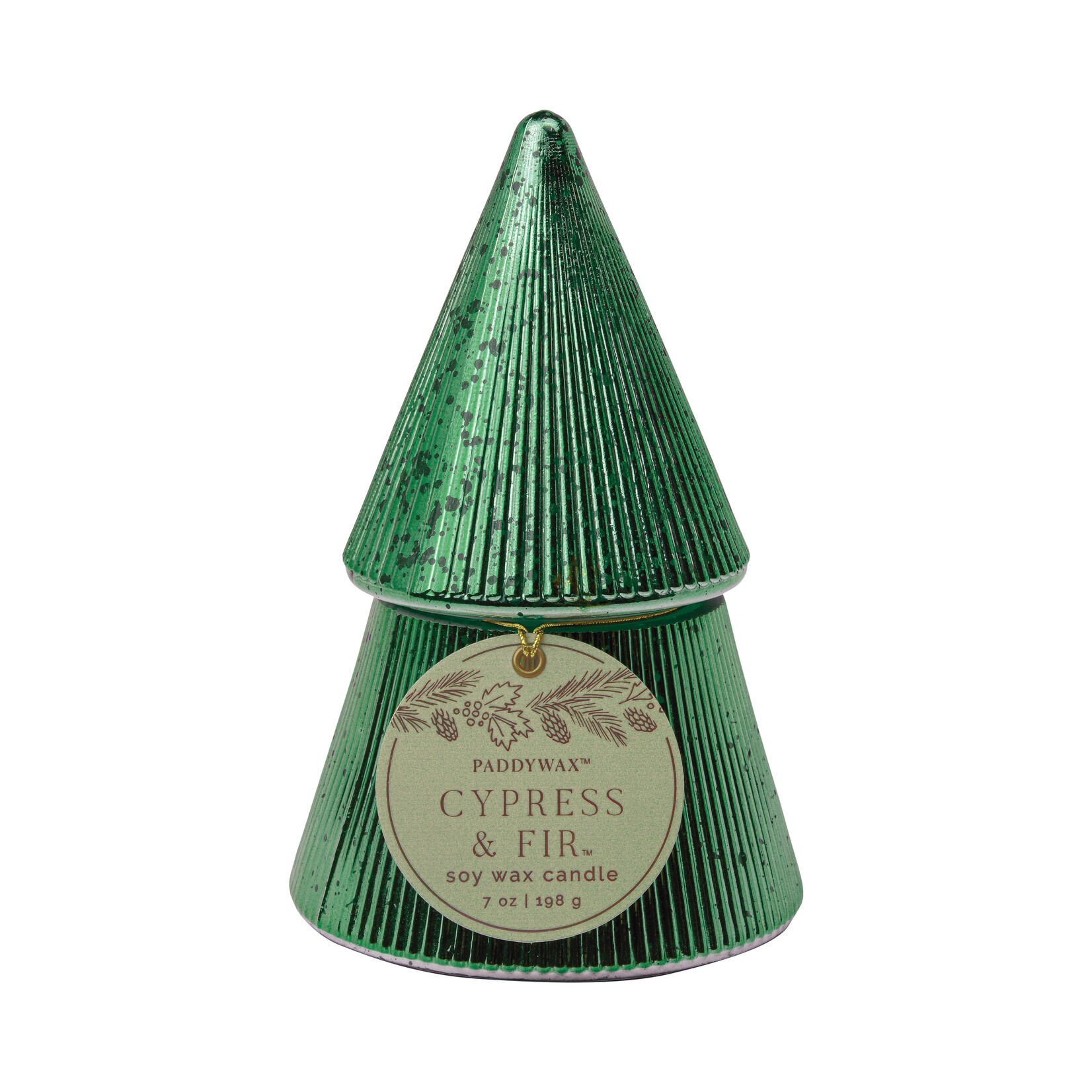 PADDYWAX Cypress & Fir Stacked Tree Candle