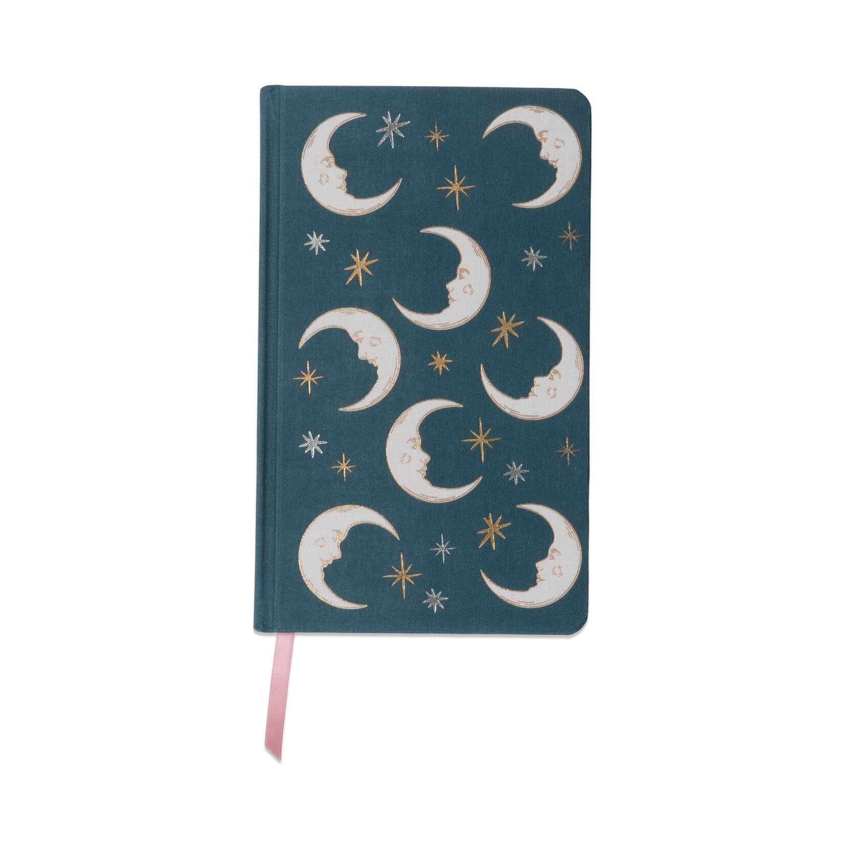 Designworks Ink Teal Moon Cloth Covered Journal
