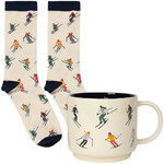 Now Designs Ski Ya Later Mug and Sock Set