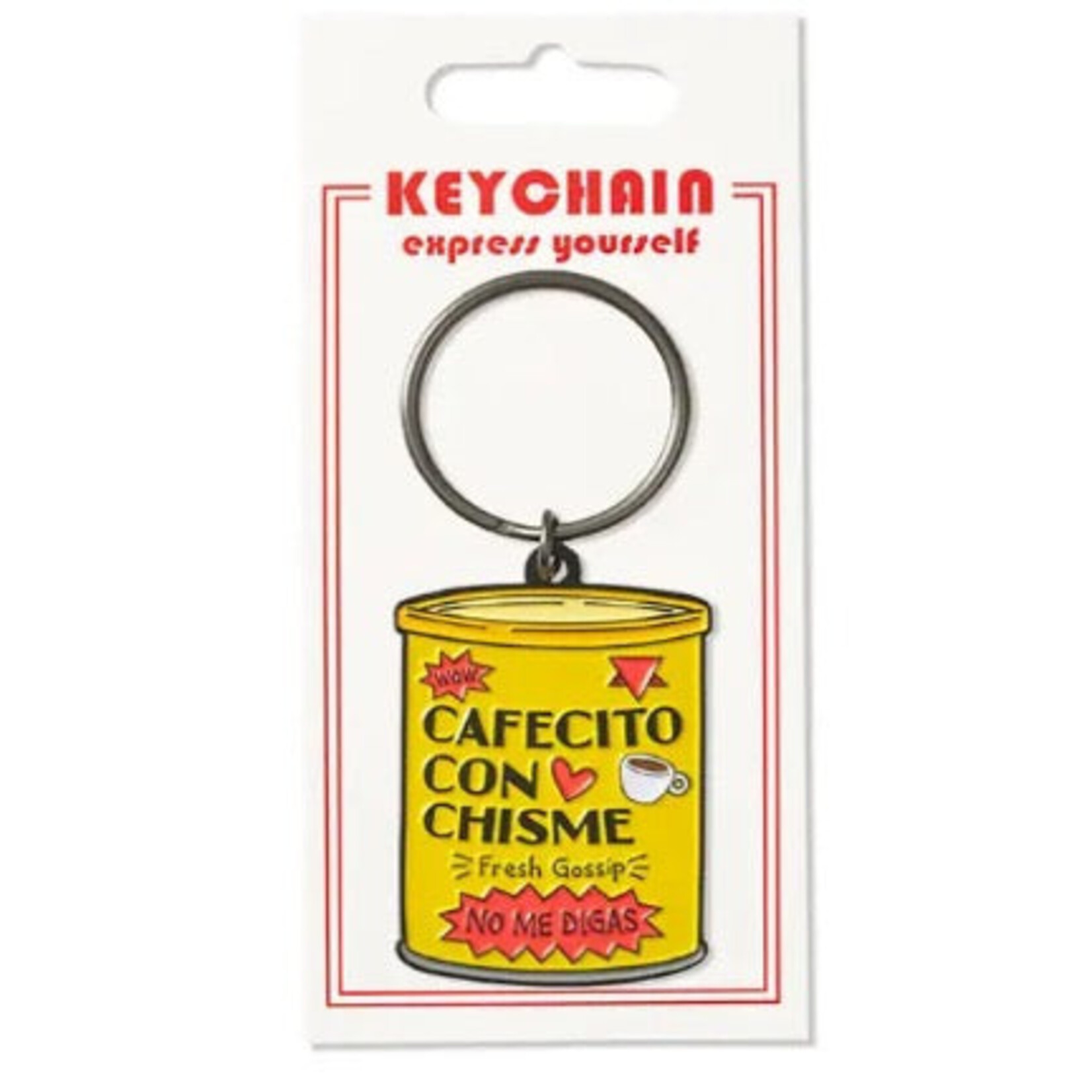 The Found Cafecito Enamel Keychain