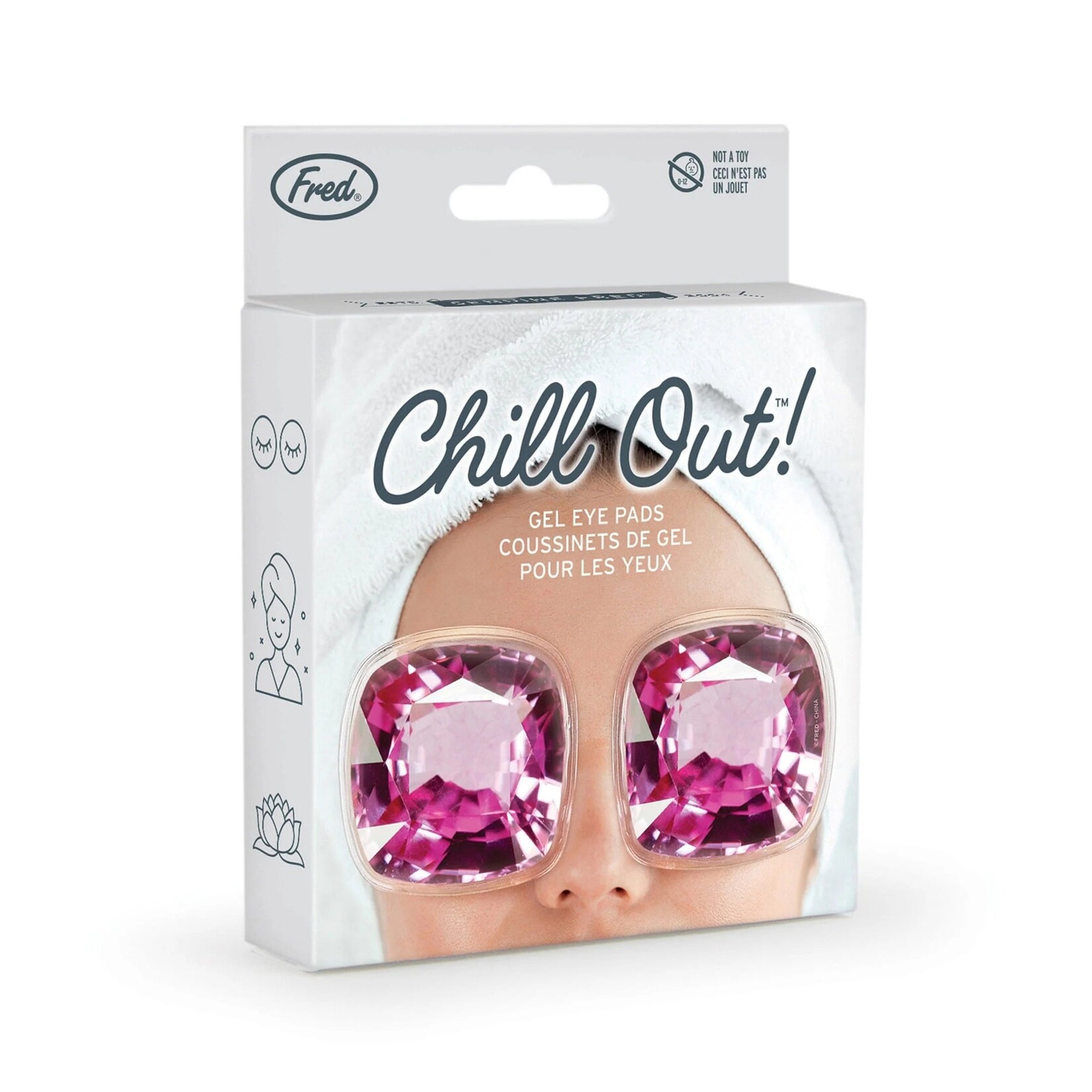 Fred & Friends Chill Out Gemstones Eye Pads