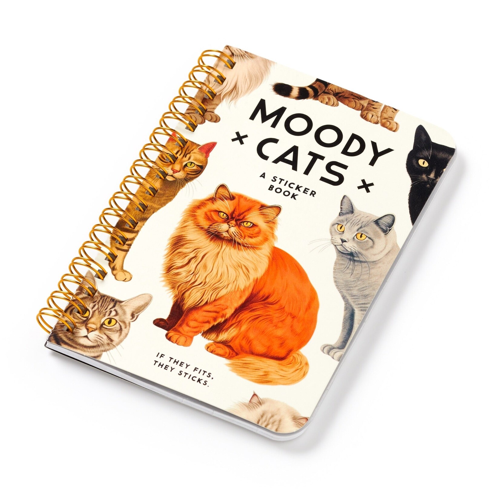 Chronicle Books Moody Cats Sticker Book