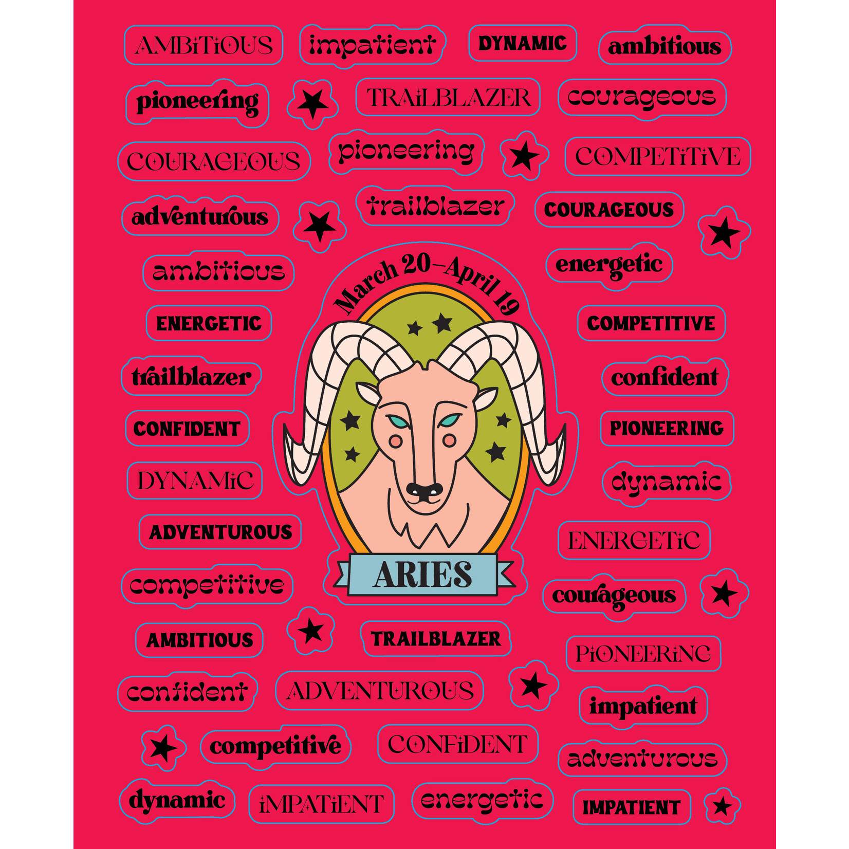 Hachette So Many Astrology Stickers