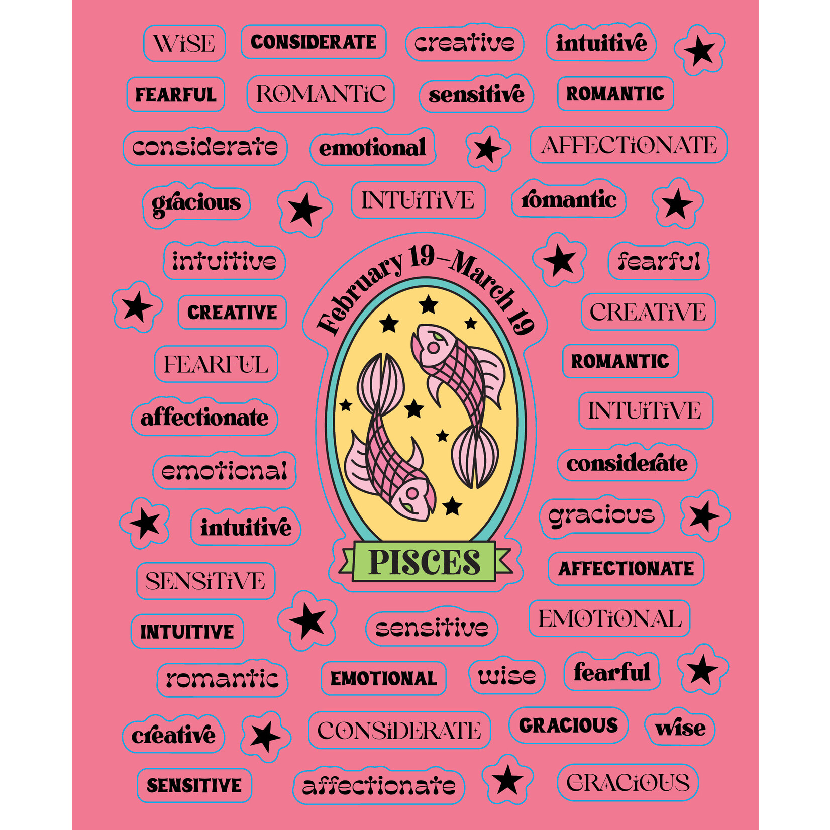 Hachette So Many Astrology Stickers