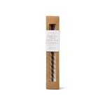 PADDYWAX Metallic Ivory Twisted Taper Set