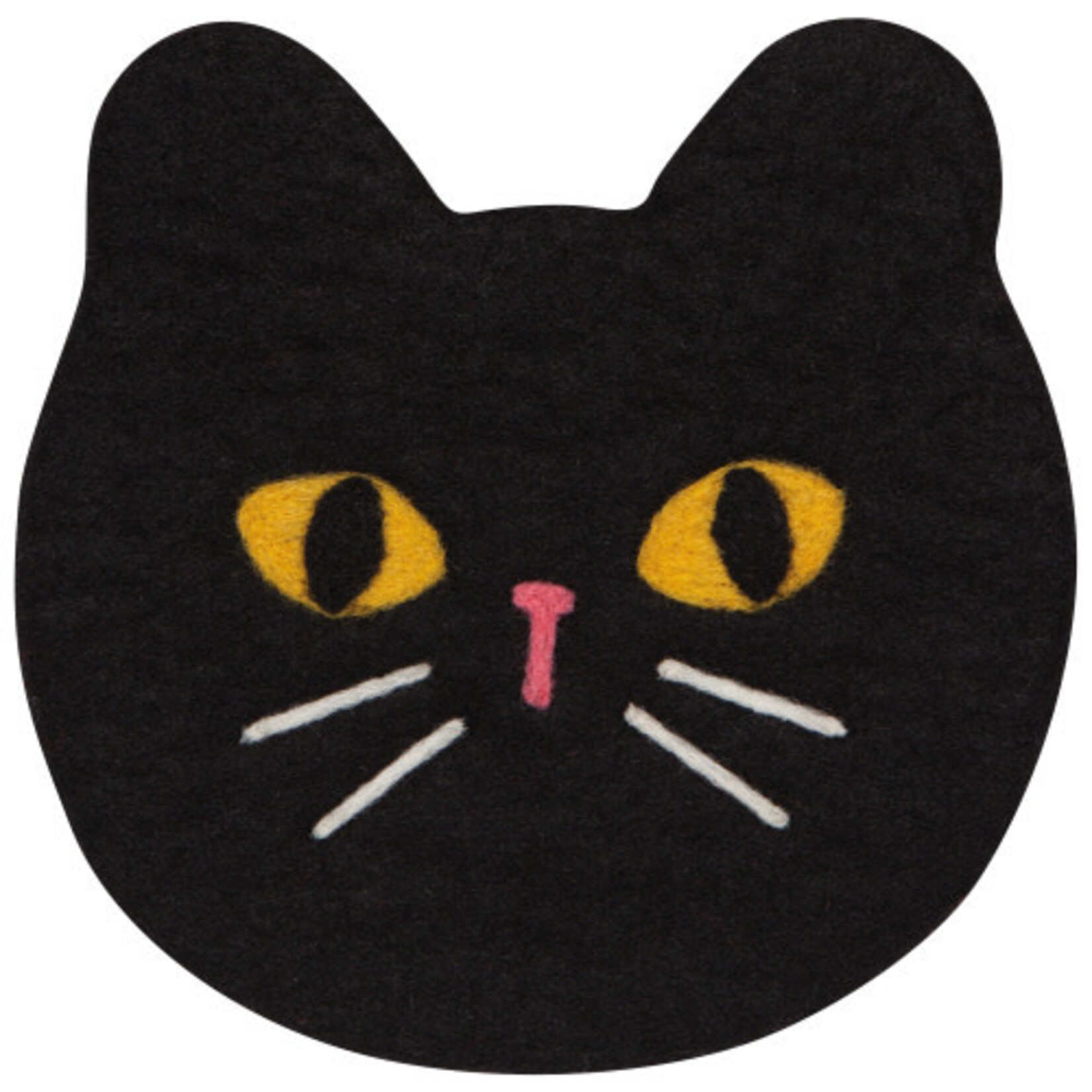 Now Designs Black Cat Wool Trivet